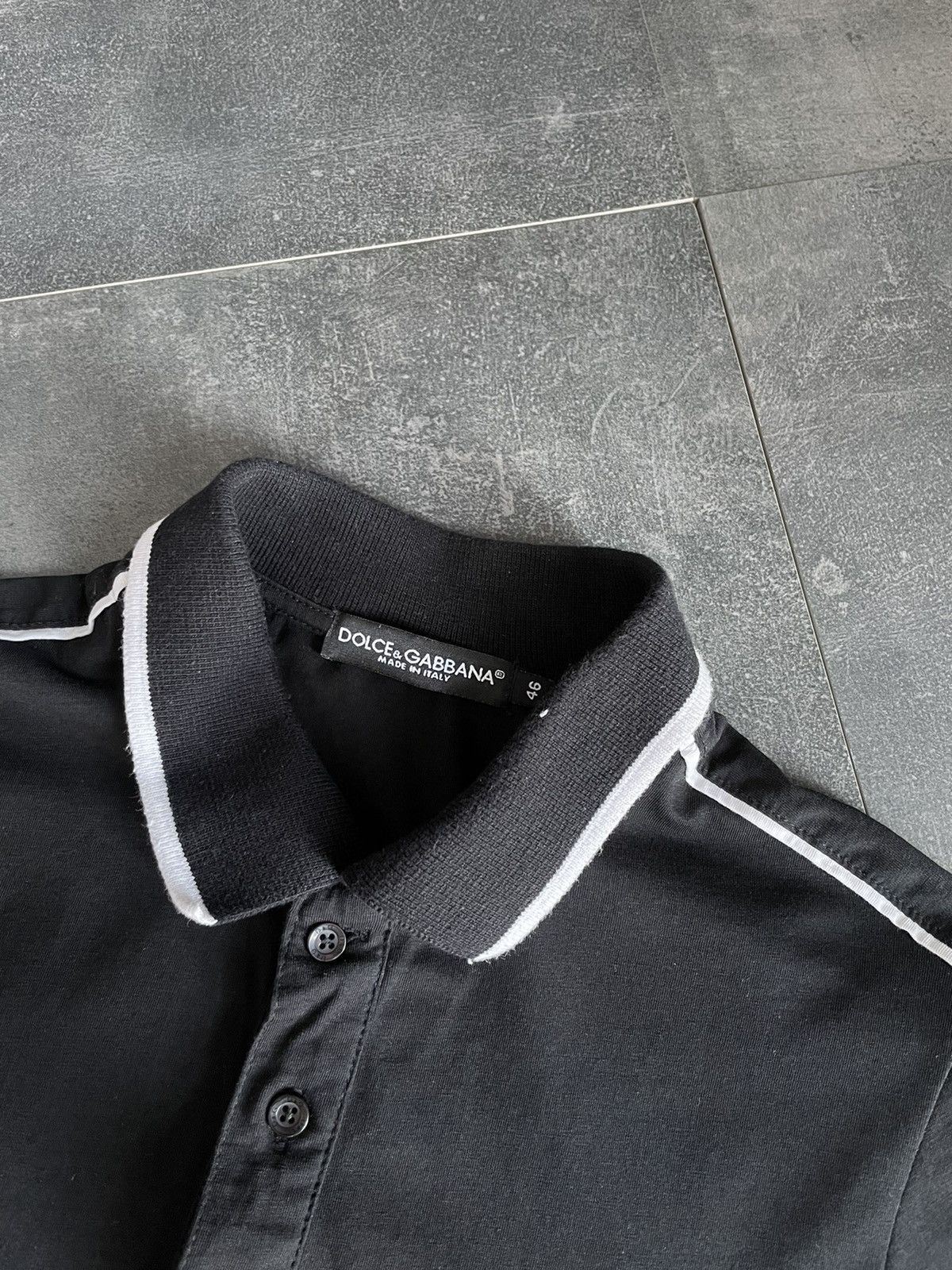 Dolce & Gabbana Vintage Dolce&Gabbana Luxury Black Polo Tee Shirt Size S Size US S / EU 44-46 / 1 - 7 Thumbnail