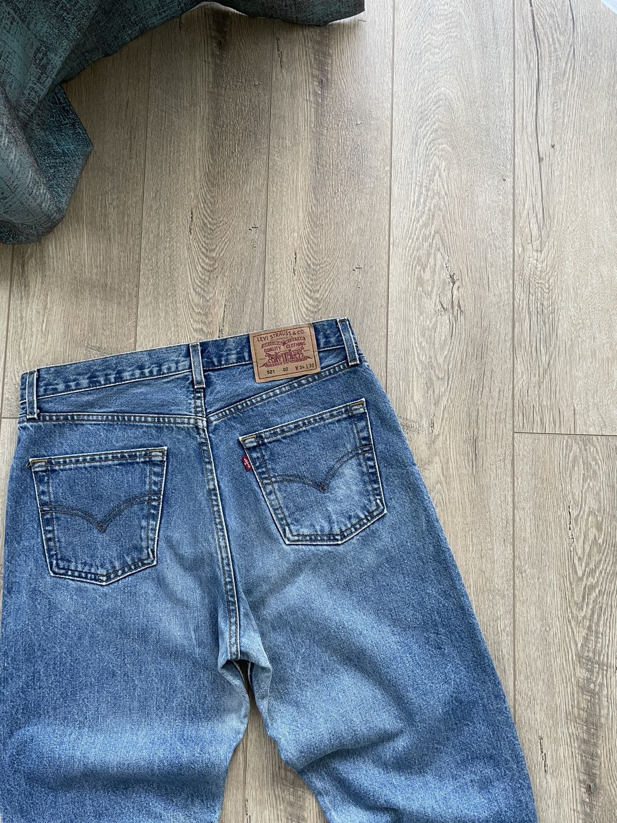 Levi's Vintage 90’s 521 Levi’s Blue Stonewashed Denim Jeans Size 34 Size US 34 / EU 50 - 14 Thumbnail