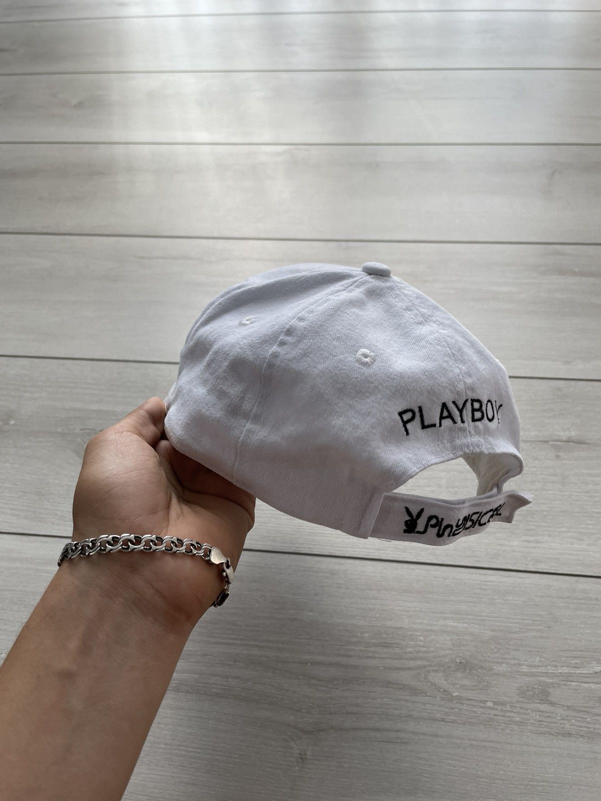 Playboy Vintage Playboy White Cap OS Size ONE SIZE - 9 Thumbnail