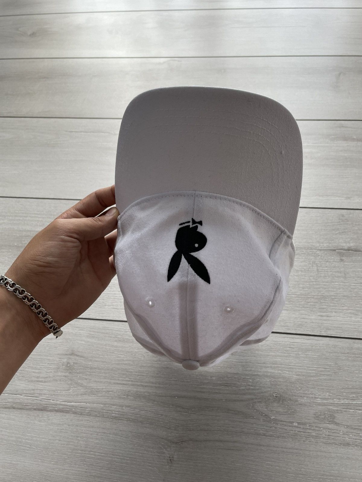 Playboy Vintage Playboy White Cap OS Size ONE SIZE - 11 Thumbnail