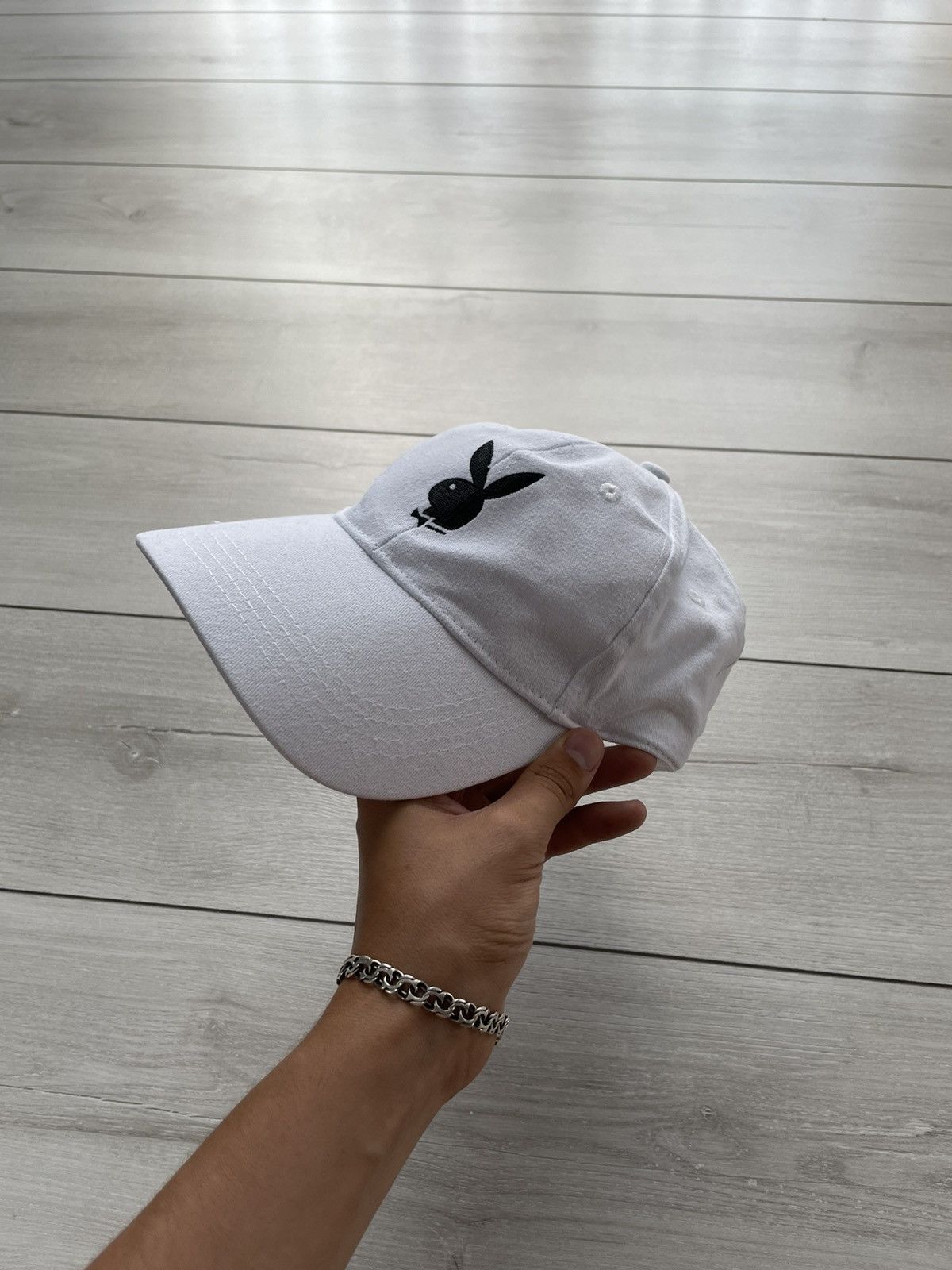Playboy Vintage Playboy White Cap OS Size ONE SIZE - 10 Thumbnail