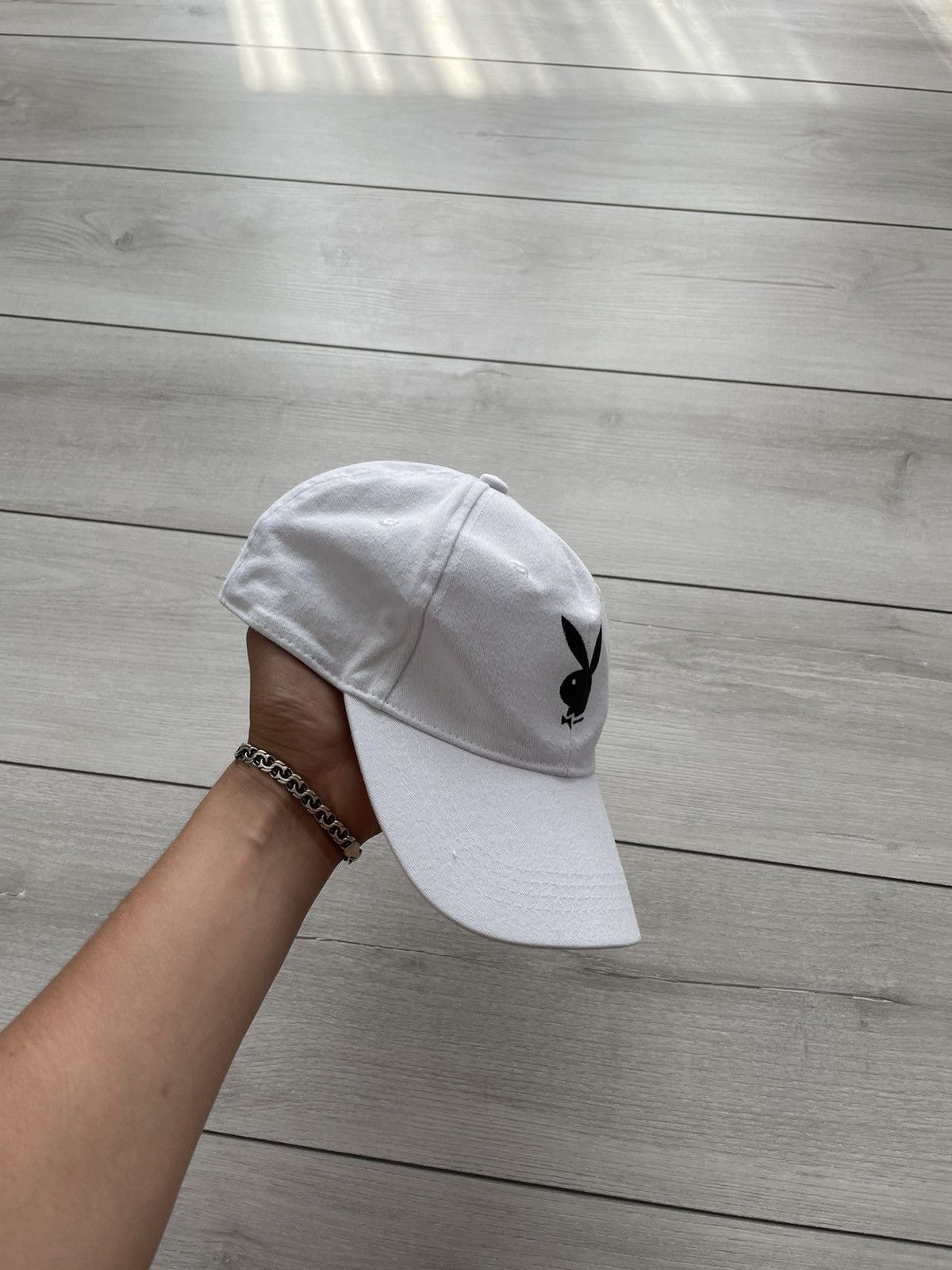 Playboy Vintage Playboy White Cap OS Size ONE SIZE - 2 Thumbnail