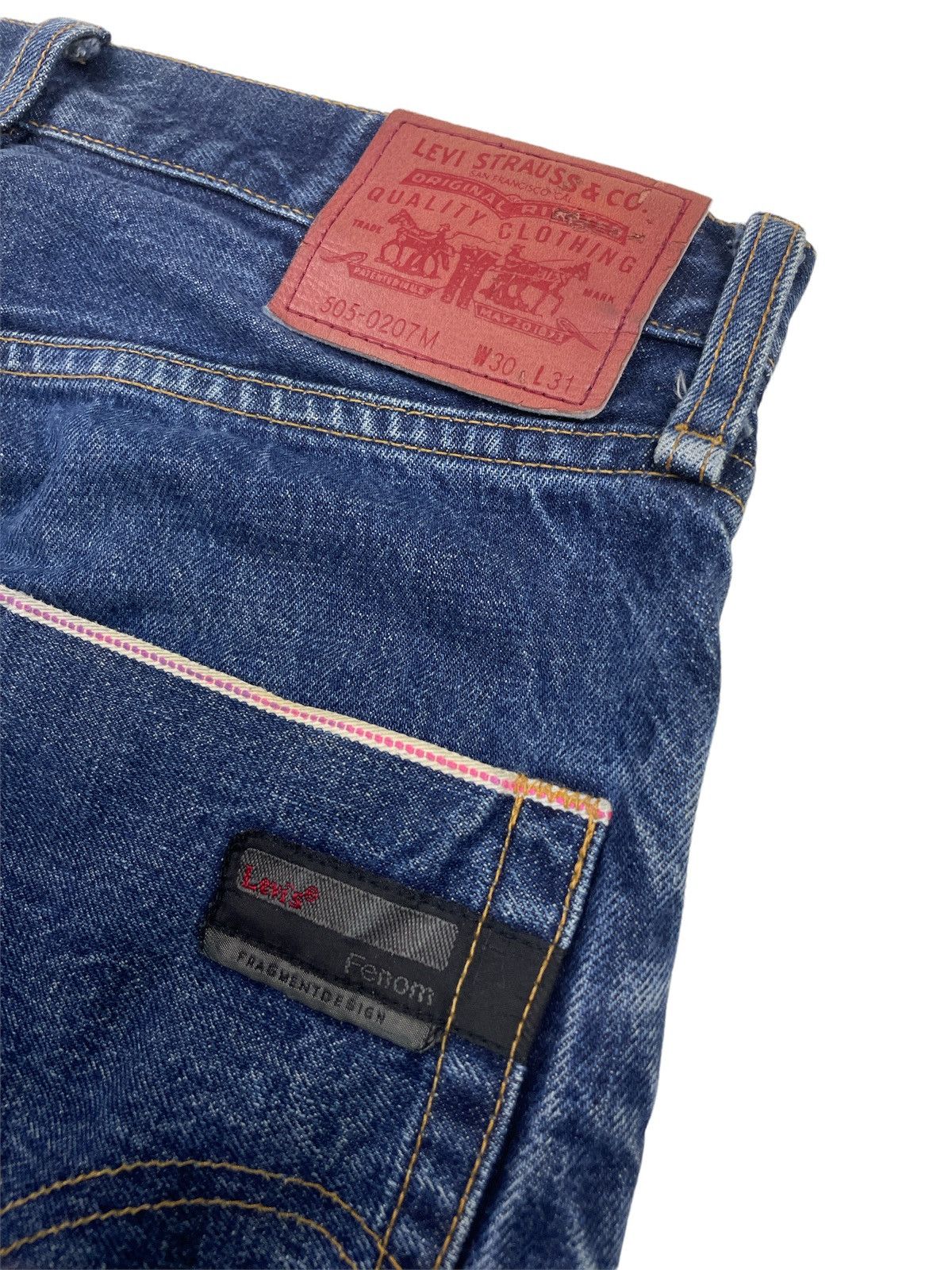 Fragment Design × Levi's Levi’s Fenom Fragment Design Selvage Denim Jeans Size US 30 / EU 46 - 10 Thumbnail