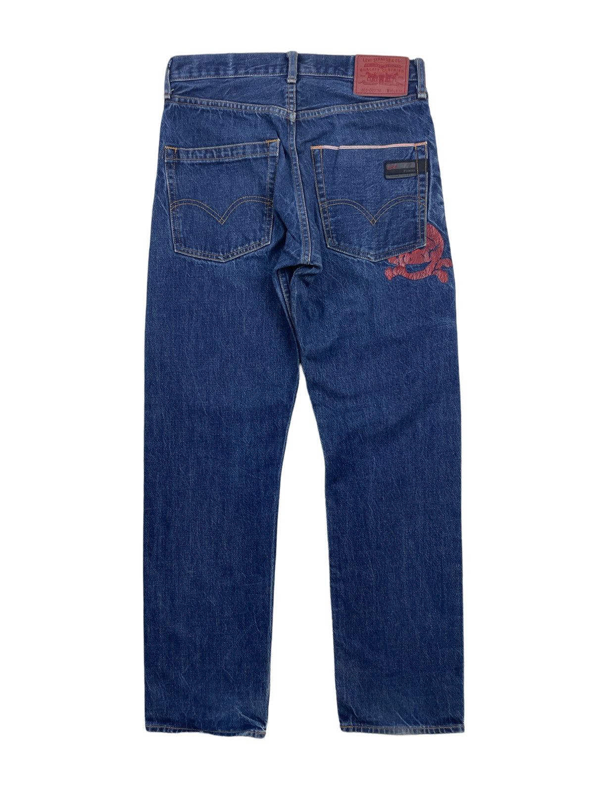 Fragment Design × Levi's Levi’s Fenom Fragment Design Selvage Denim Jeans Size US 30 / EU 46 - 8 Thumbnail