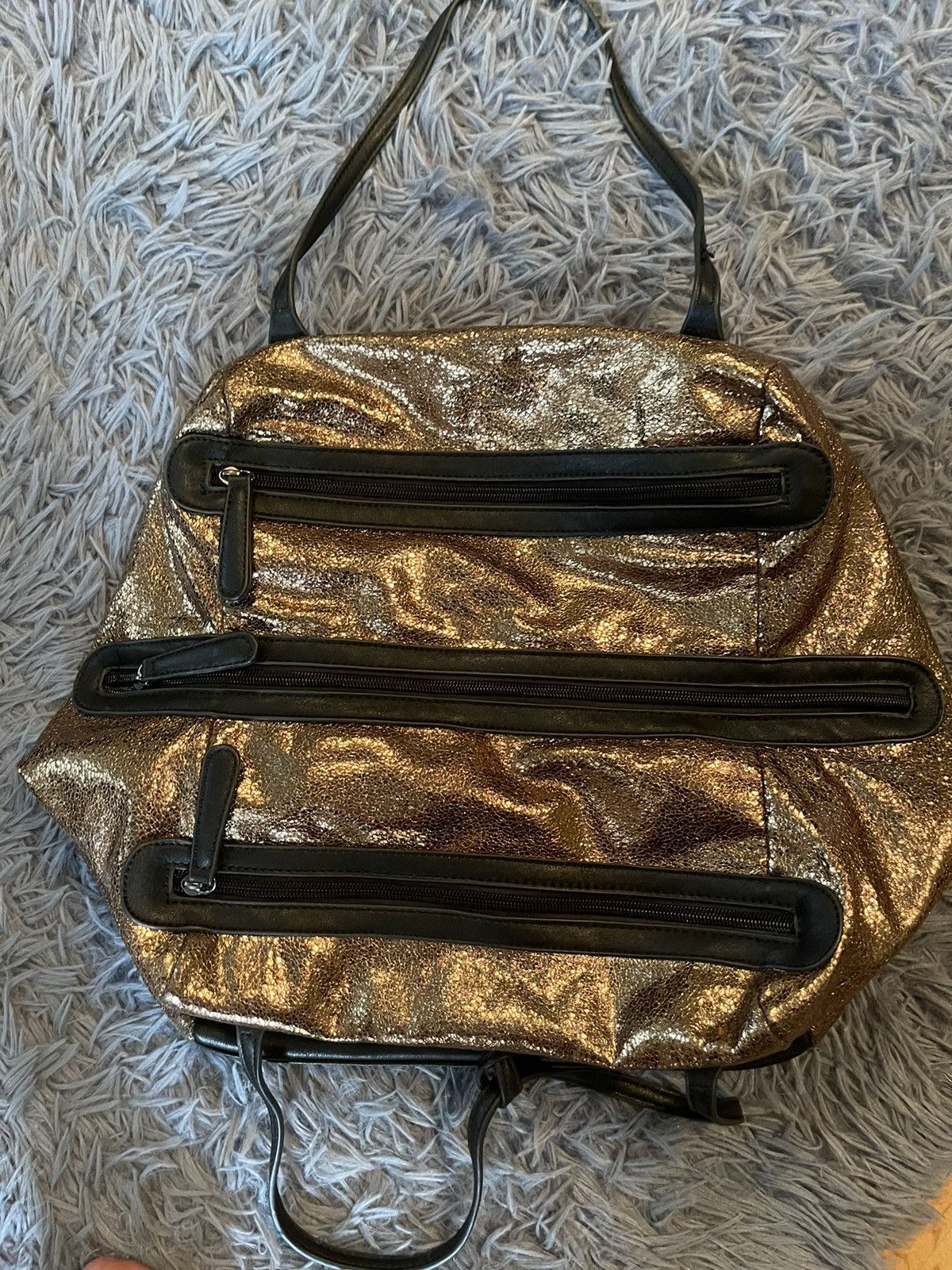 Mugler × Thierry Mugler Thierry Mugler shining gold with rhinestones luxury bag Size ONE SIZE - 5 Thumbnail