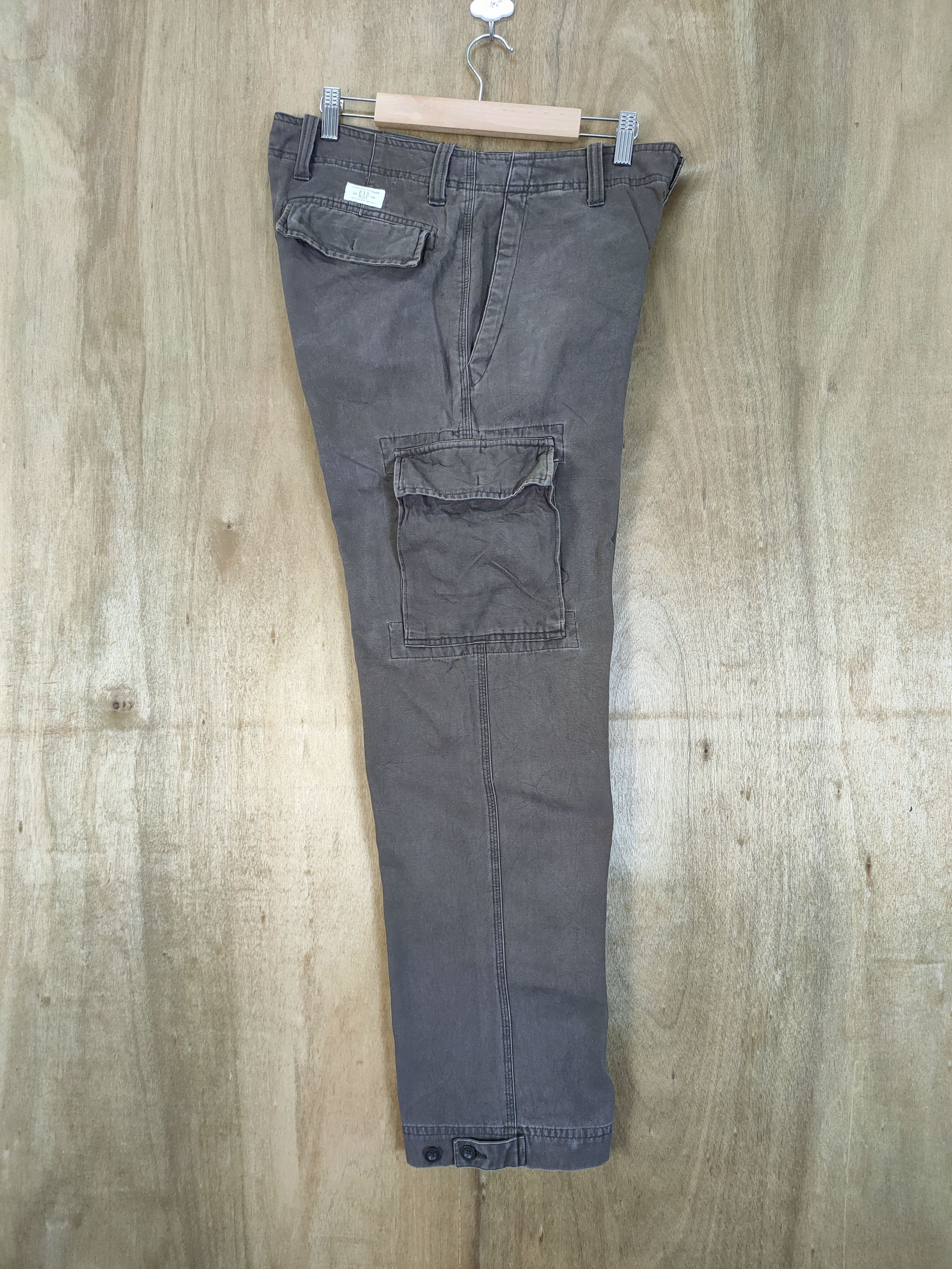 Gap VINTAGE GAP FADED BROWN CARGO PANTS Size US 30 / EU 46 - 7 Thumbnail