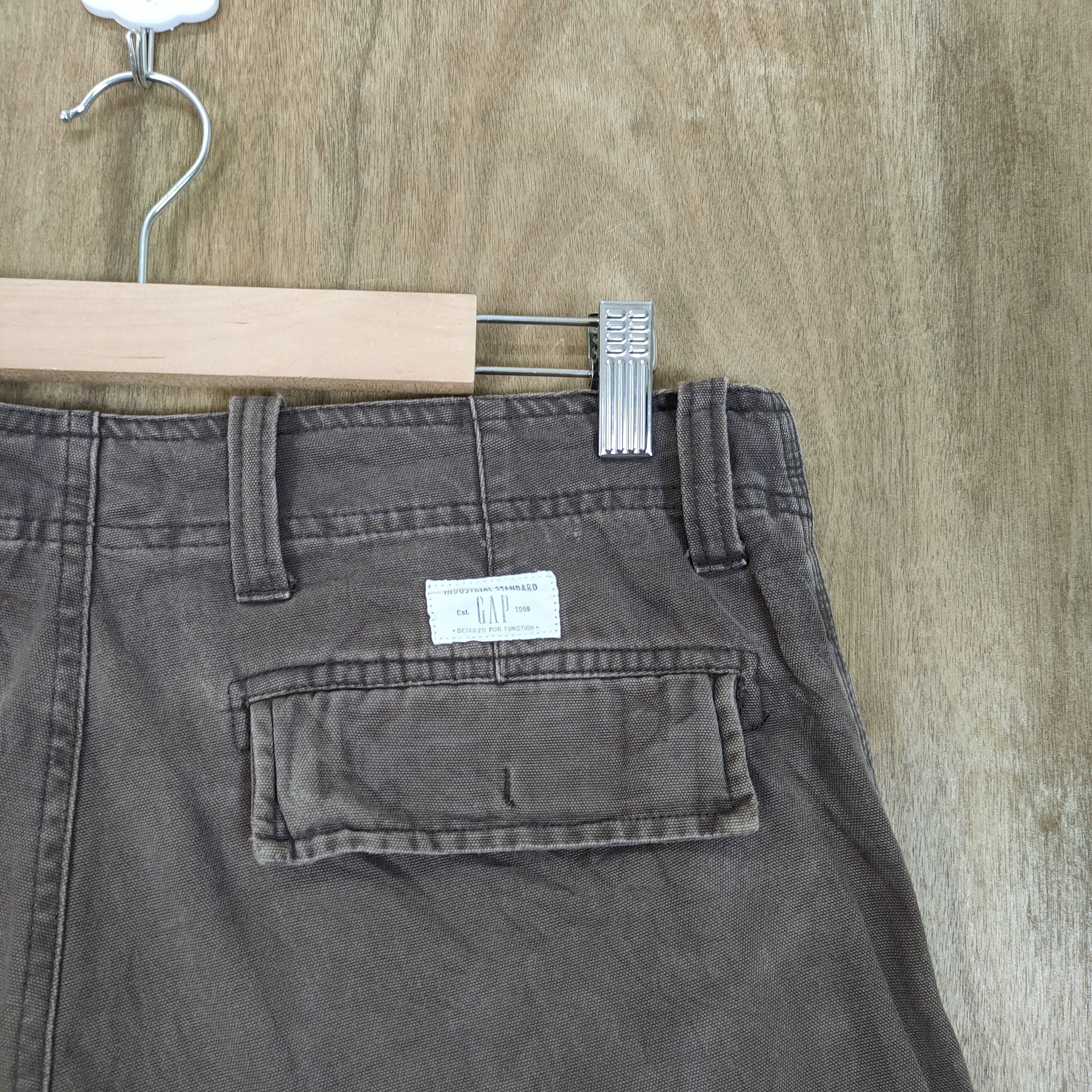 Gap VINTAGE GAP FADED BROWN CARGO PANTS Size US 30 / EU 46 - 12 Thumbnail