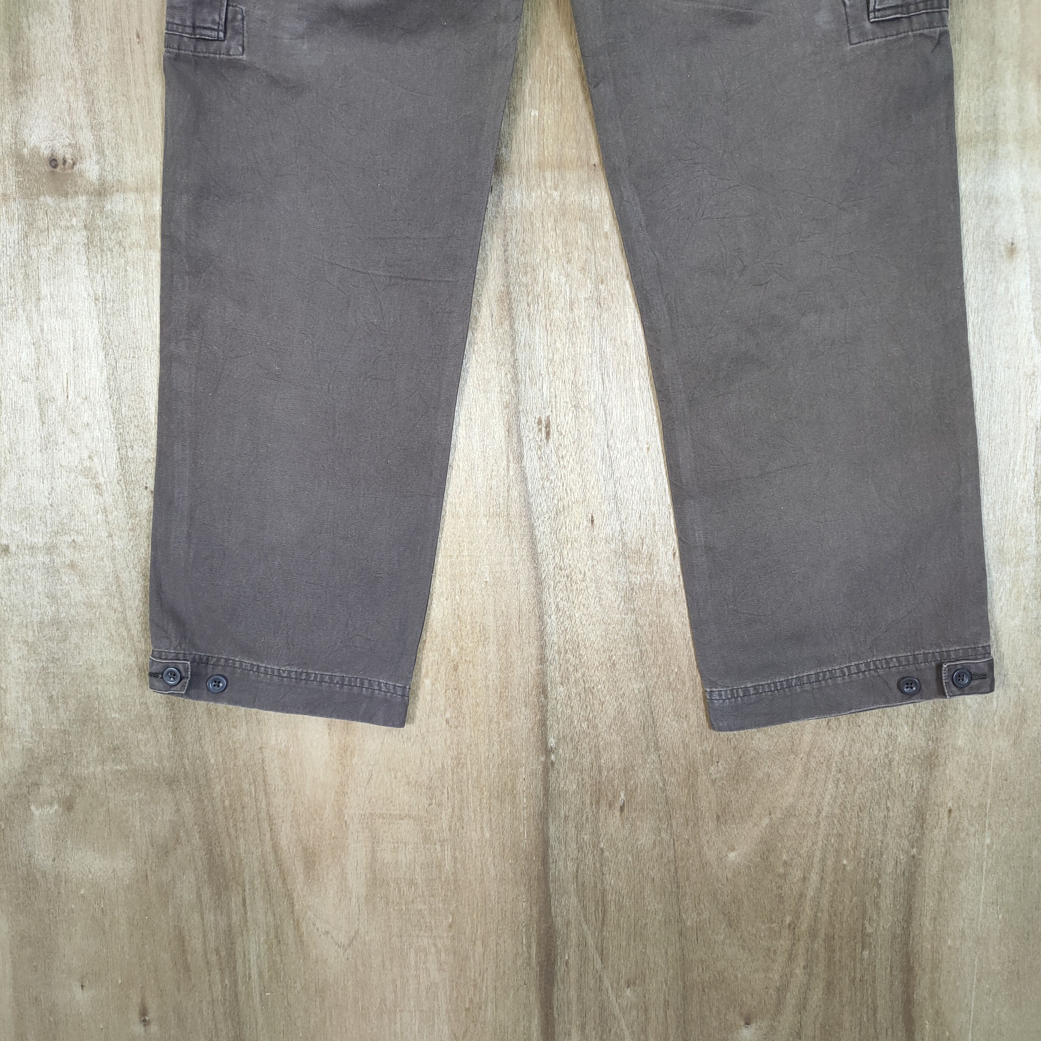 Gap VINTAGE GAP FADED BROWN CARGO PANTS Size US 30 / EU 46 - 6 Thumbnail
