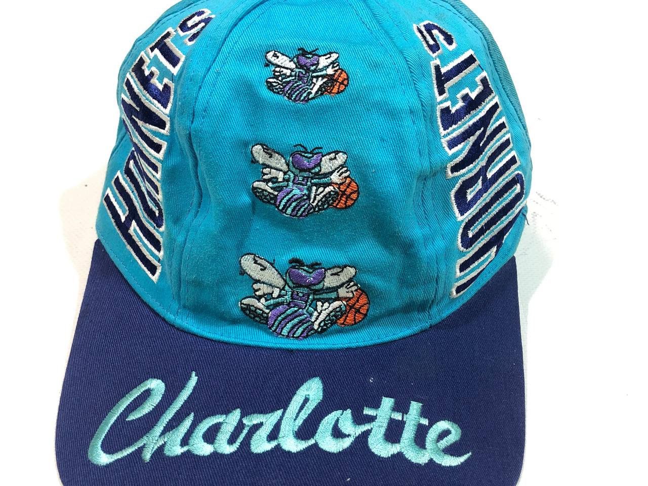 NBA × Vintage Charlotte Hornets Vintage Cap Rare NBA Size ONE SIZE - 3 Thumbnail