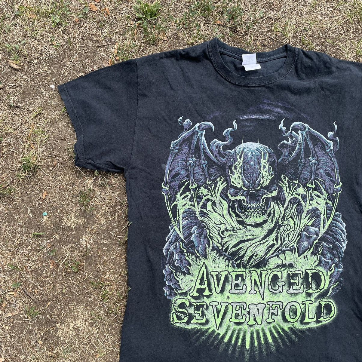 Band Tees Vintage Y2K Skulls Avenged Dead Face Horror Rock Band Size US M / EU 48-50 / 2 - 3 Thumbnail