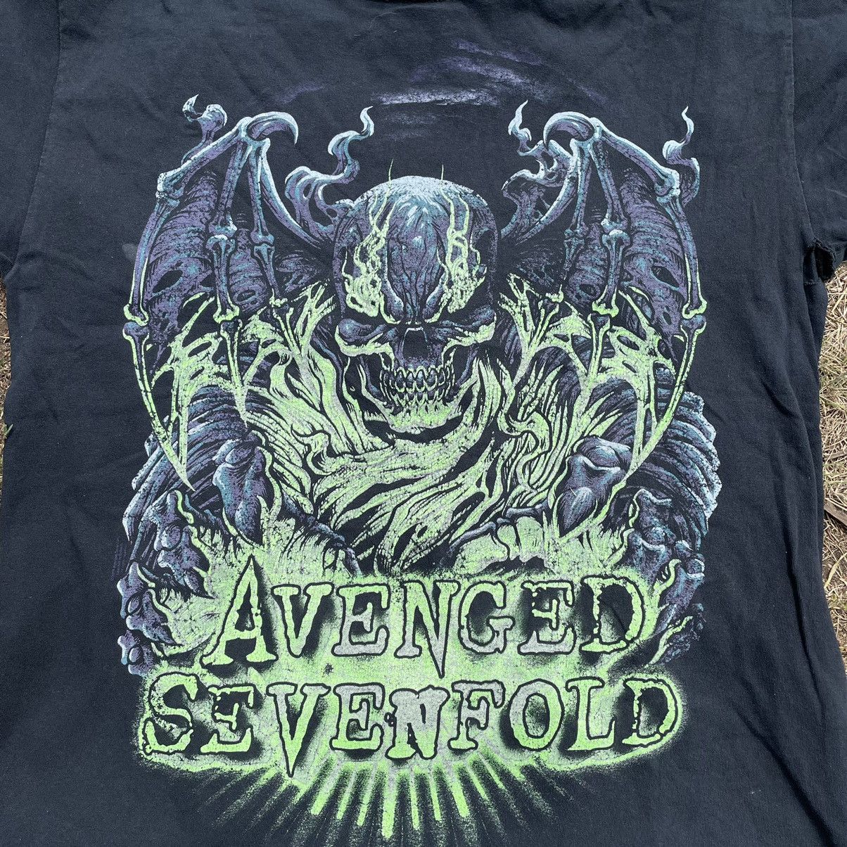 Band Tees Vintage Y2K Skulls Avenged Dead Face Horror Rock Band Size US M / EU 48-50 / 2 - 4 Thumbnail