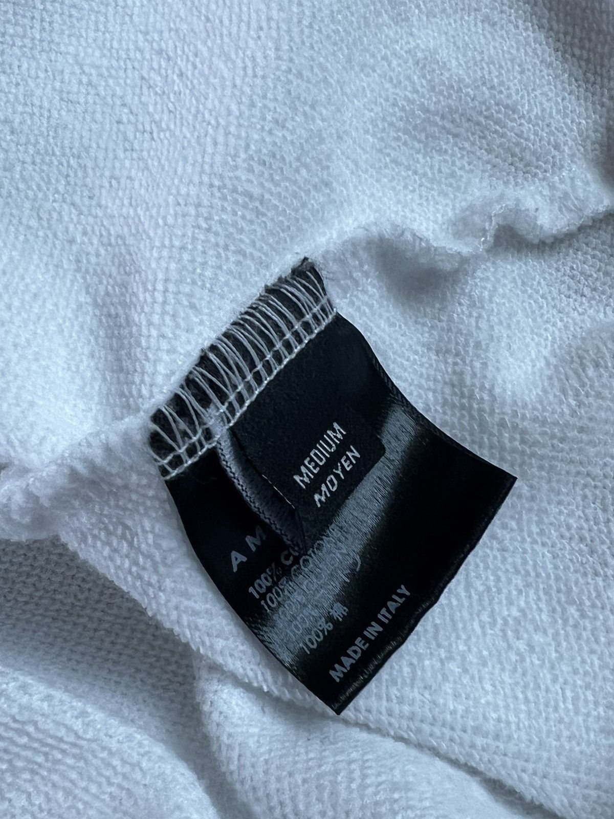 Amiri Amiri Plain White T-Shirt Size US M / EU 48-50 / 2 - 3 Thumbnail