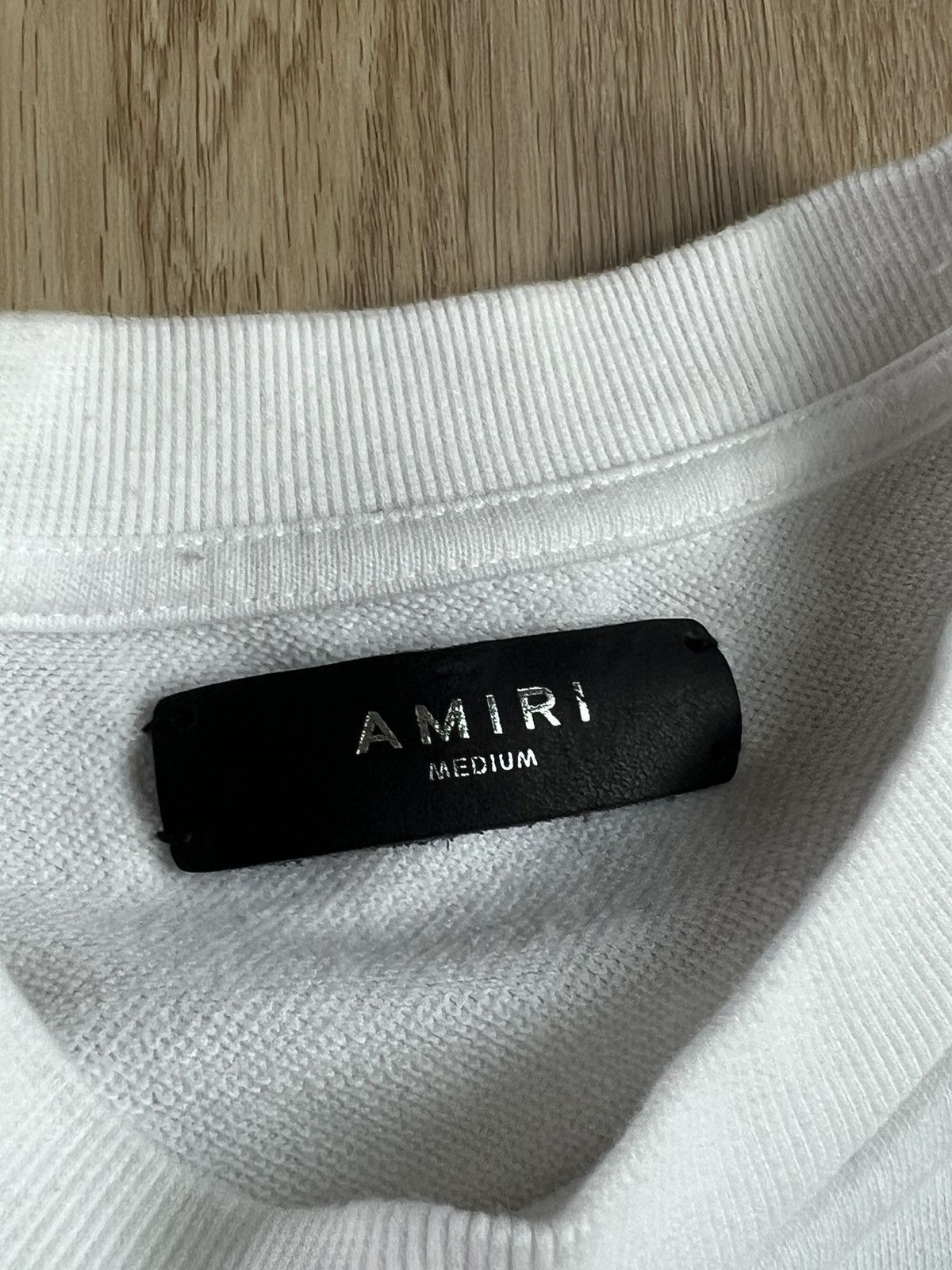Amiri Amiri Plain White T-Shirt Size US M / EU 48-50 / 2 - 2 Thumbnail
