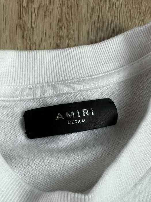 amiri t shirt white sale