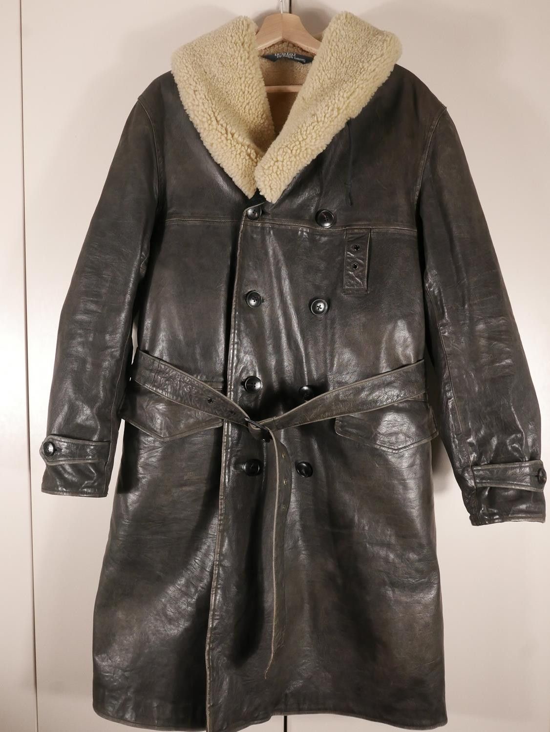 Polo Ralph Lauren Polo Ralph Lauren Coat Jacket Shearling Leather Limited M Size US M / EU 48-50 / 2 - 1 Thumbnail