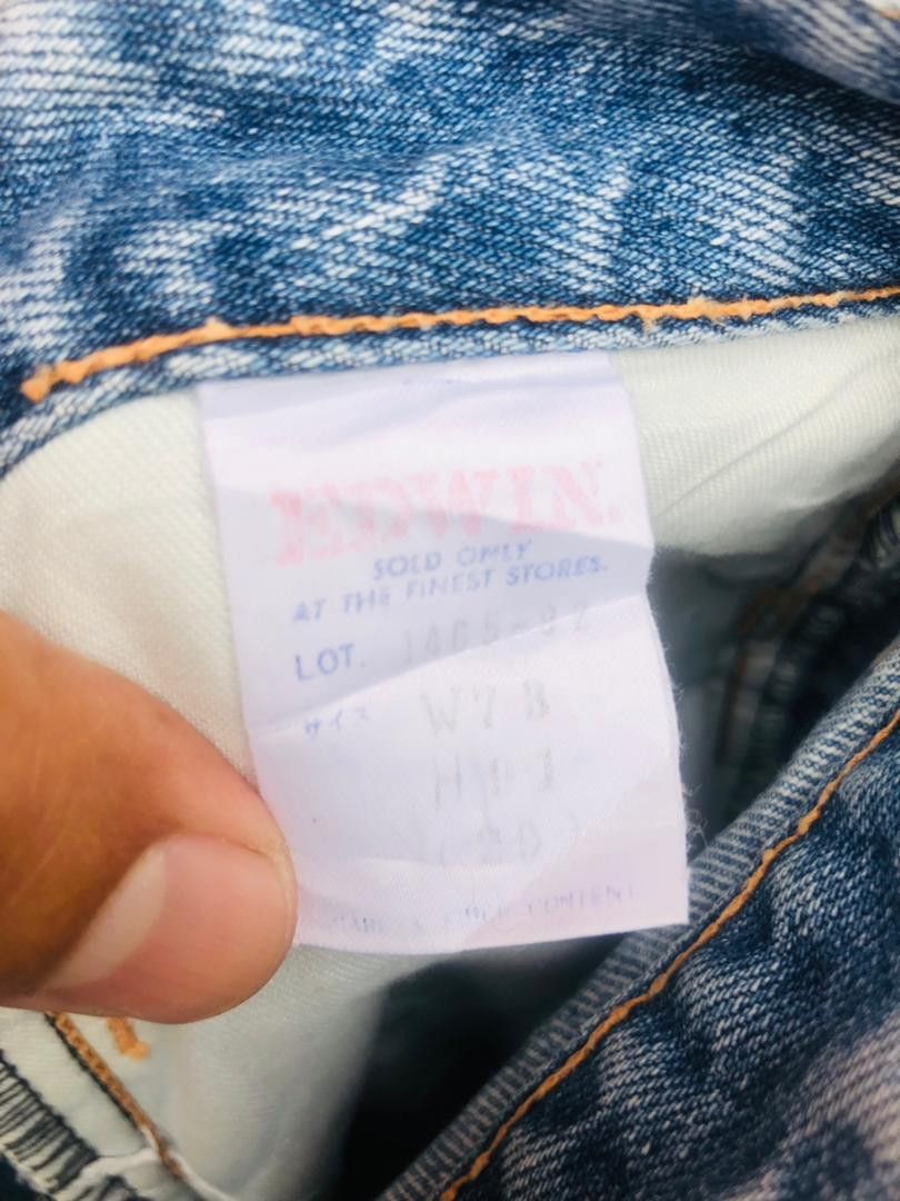 Japanese Brand × Vintage Vintage Edwin Japanese Designer Fashion Style Size US 28 / EU 44 - 13 Thumbnail