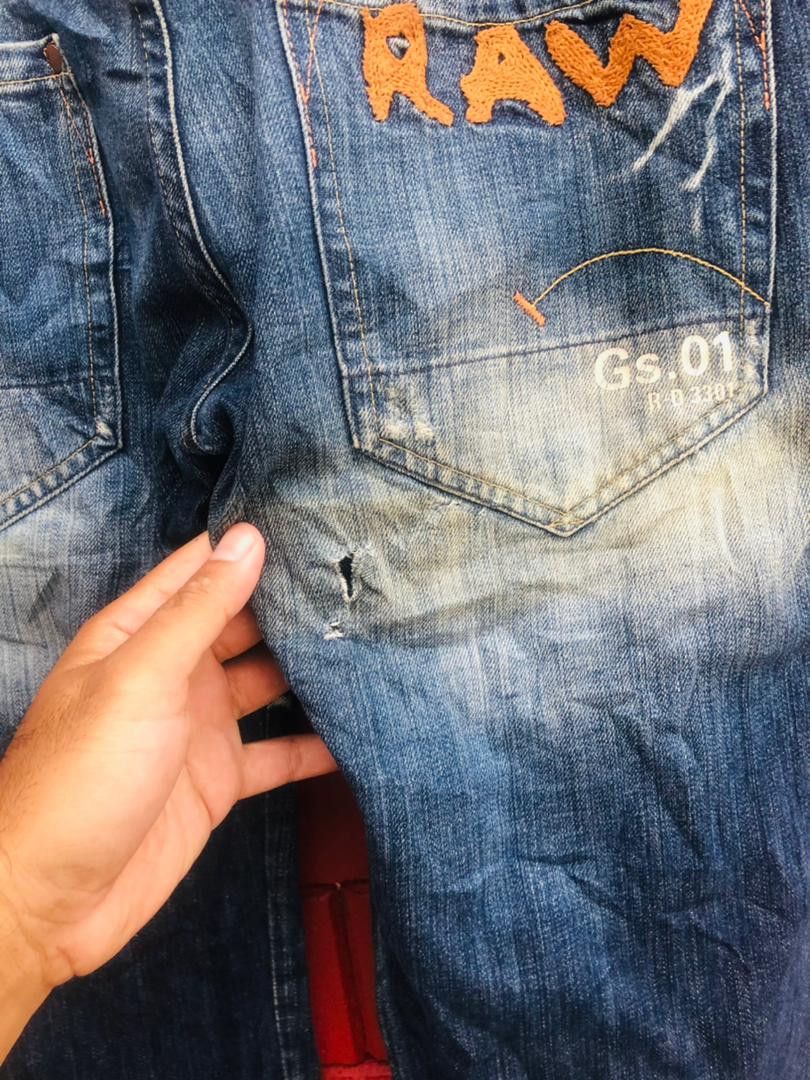 G-Star Vintage G Star Raw Japanese Designer Fashion Style Size US 32 / EU 48 - 15 Thumbnail