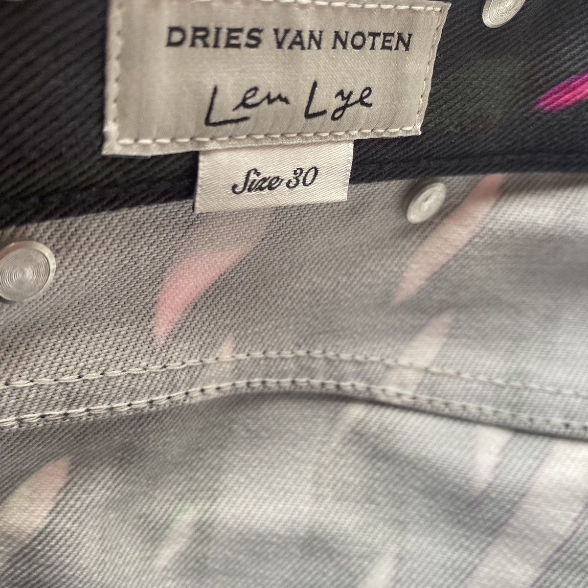Dries Van Noten SS21 Dries van noten x Len Lye Pander Jeans Size US 30 / EU 46 - 6 Thumbnail