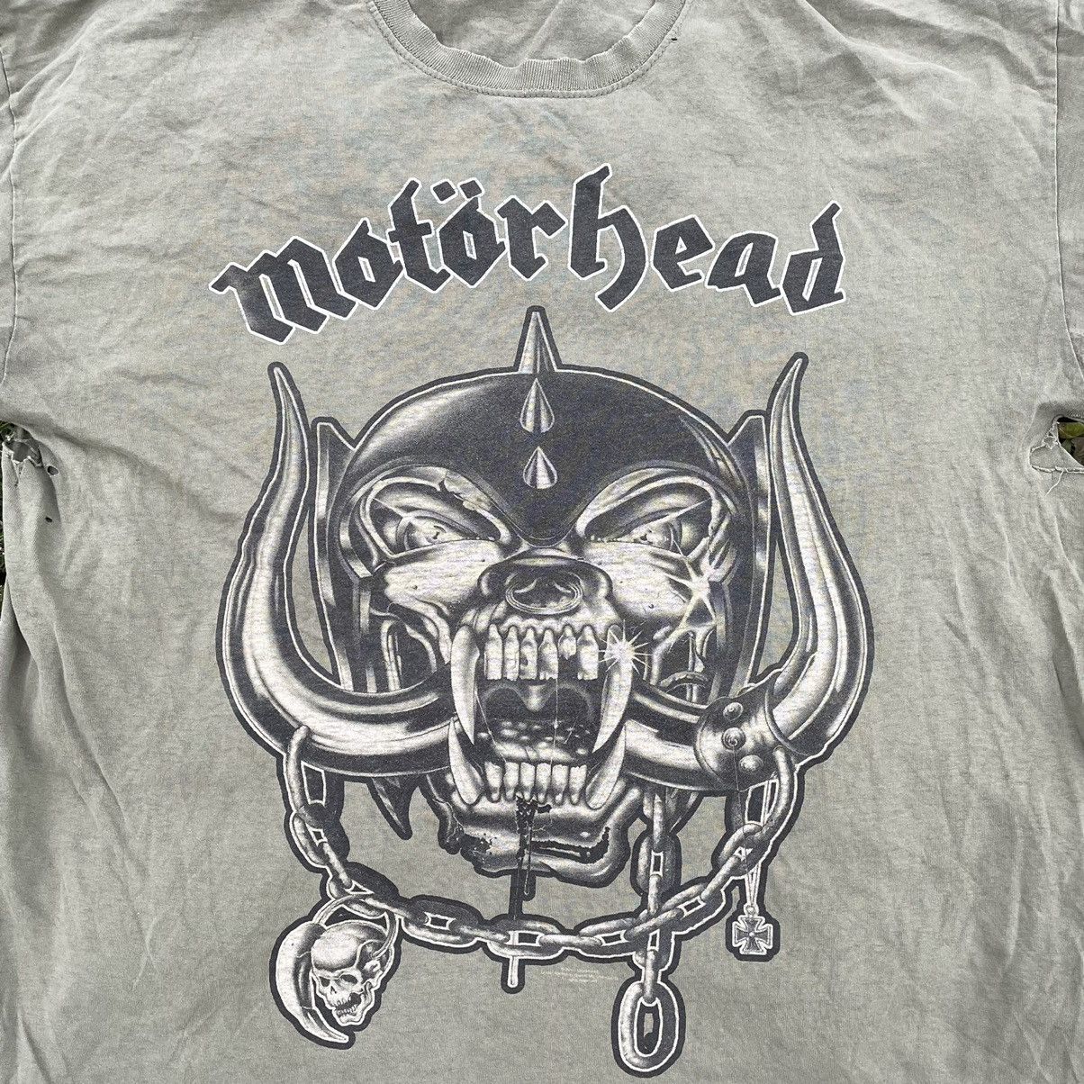 Band Tees Vintage 90s Motörhead Distress Dead Face Horror Tee Size US L / EU 52-54 / 3 - 4 Thumbnail