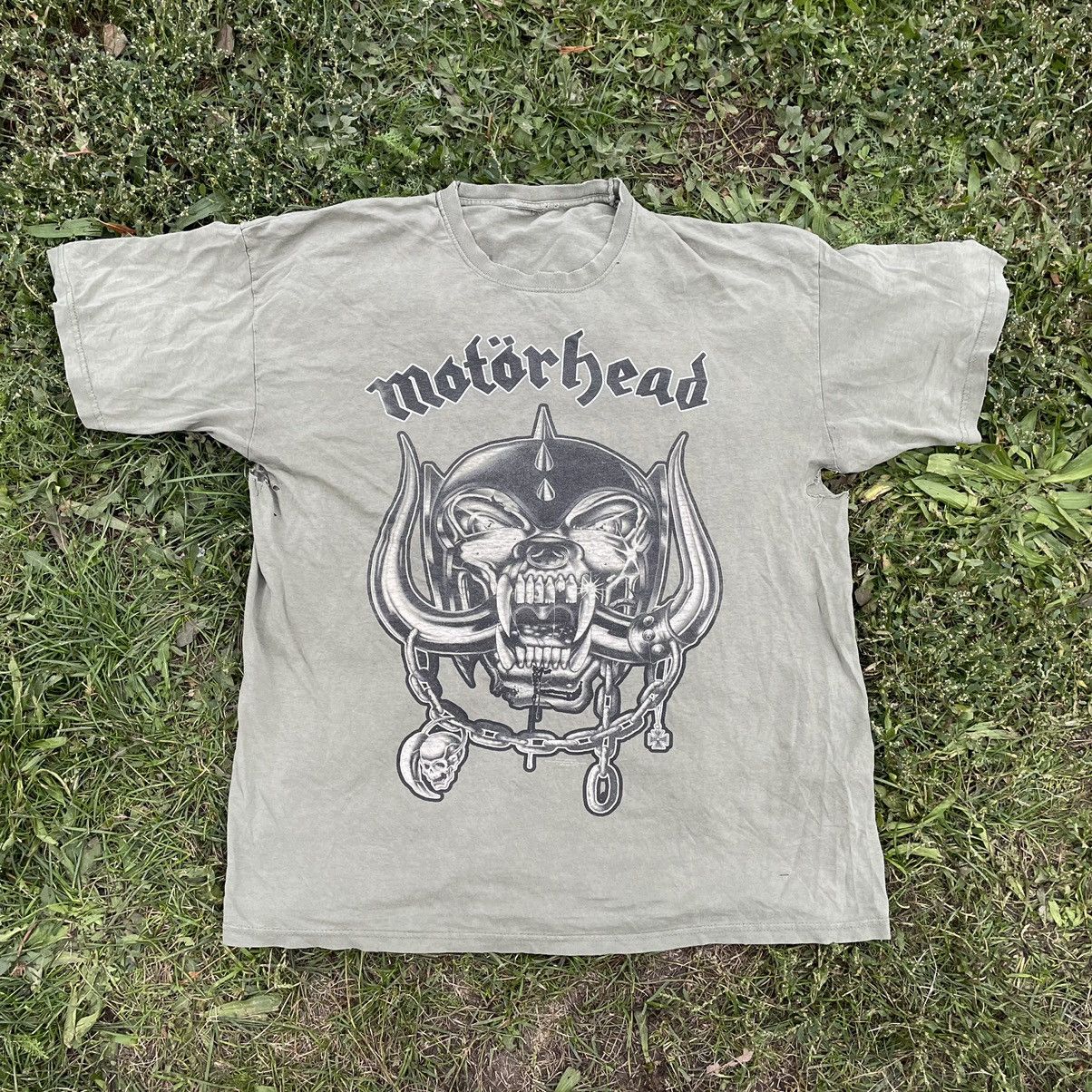 Band Tees Vintage 90s Motörhead Distress Dead Face Horror Tee Size US L / EU 52-54 / 3 - 1 Thumbnail