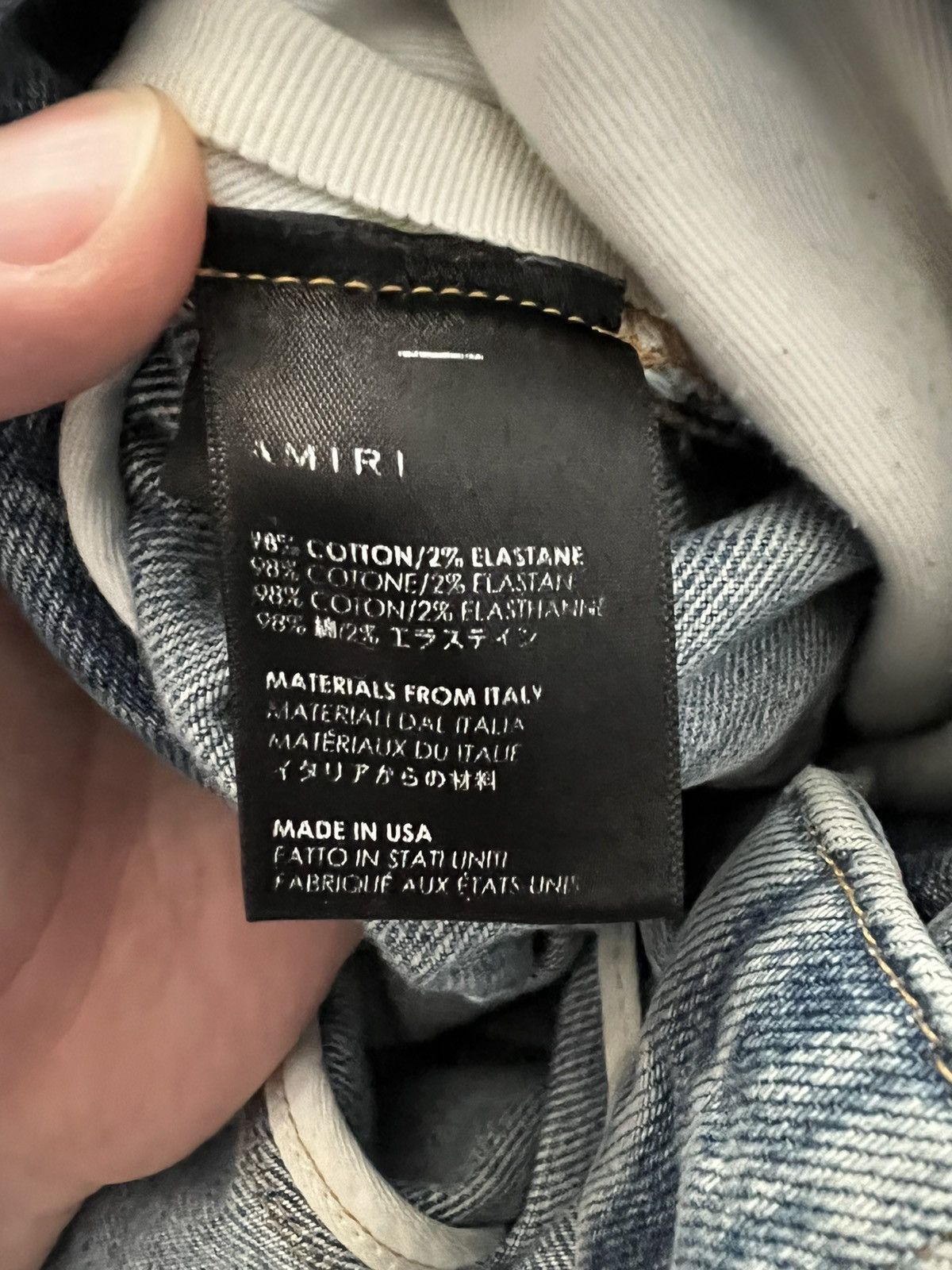 Amiri Amiri denim short Size US 31 - 6 Thumbnail