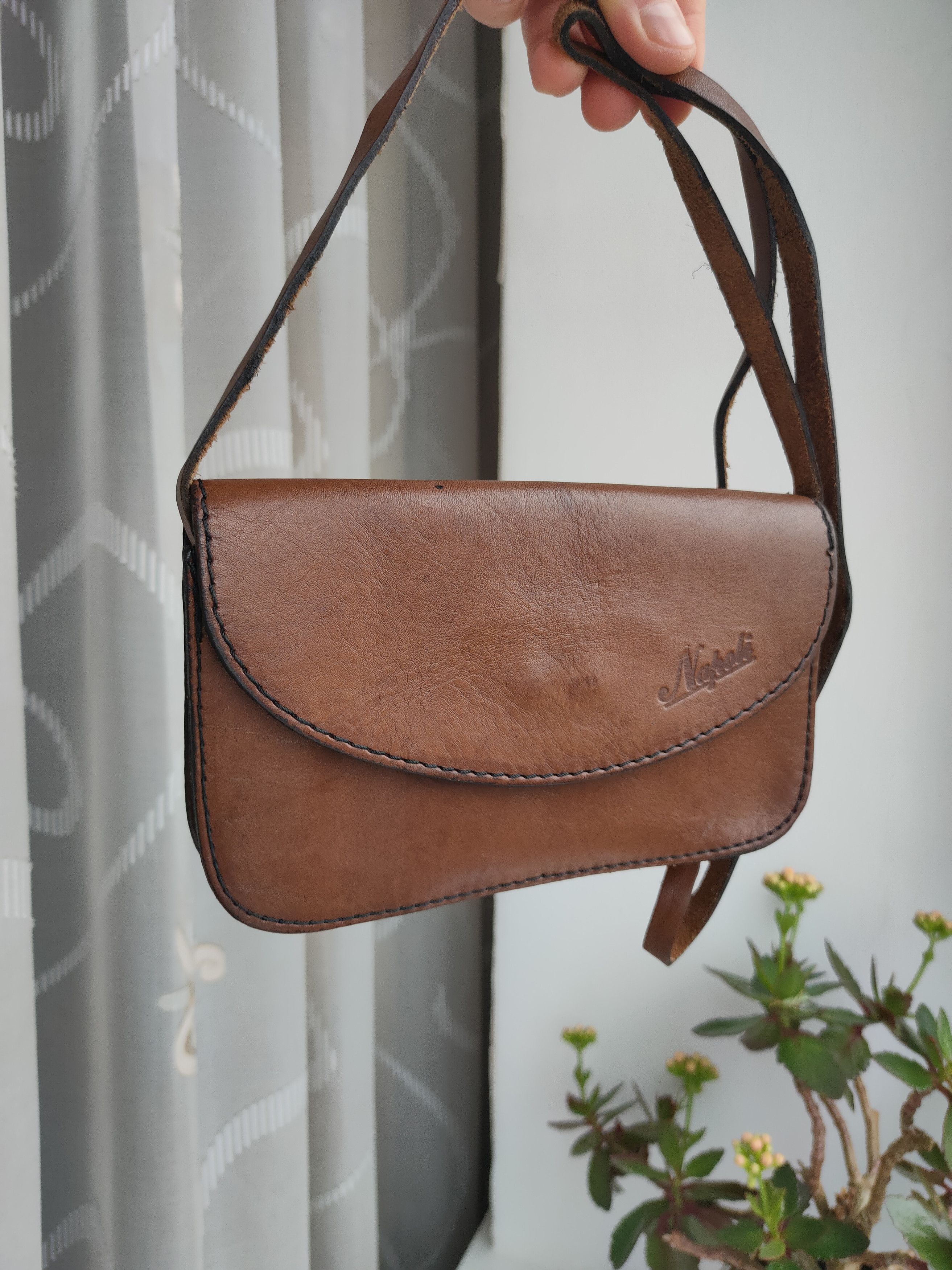 Barba Napoli Leather bag Napoli vintage shoulder bag Napoli Italy Size ONE SIZE - 7 Thumbnail