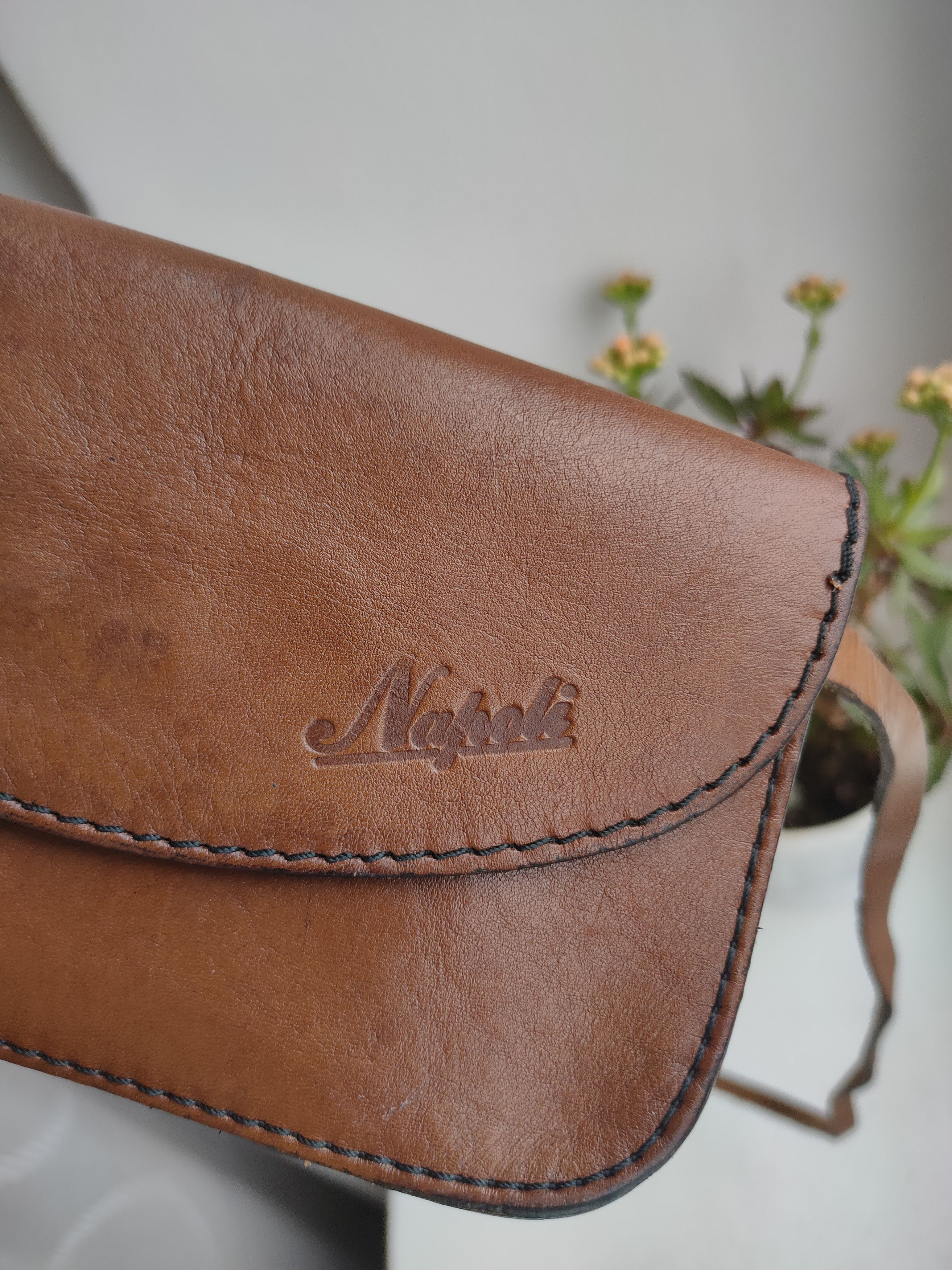 Barba Napoli Leather bag Napoli vintage shoulder bag Napoli Italy Size ONE SIZE - 4 Thumbnail