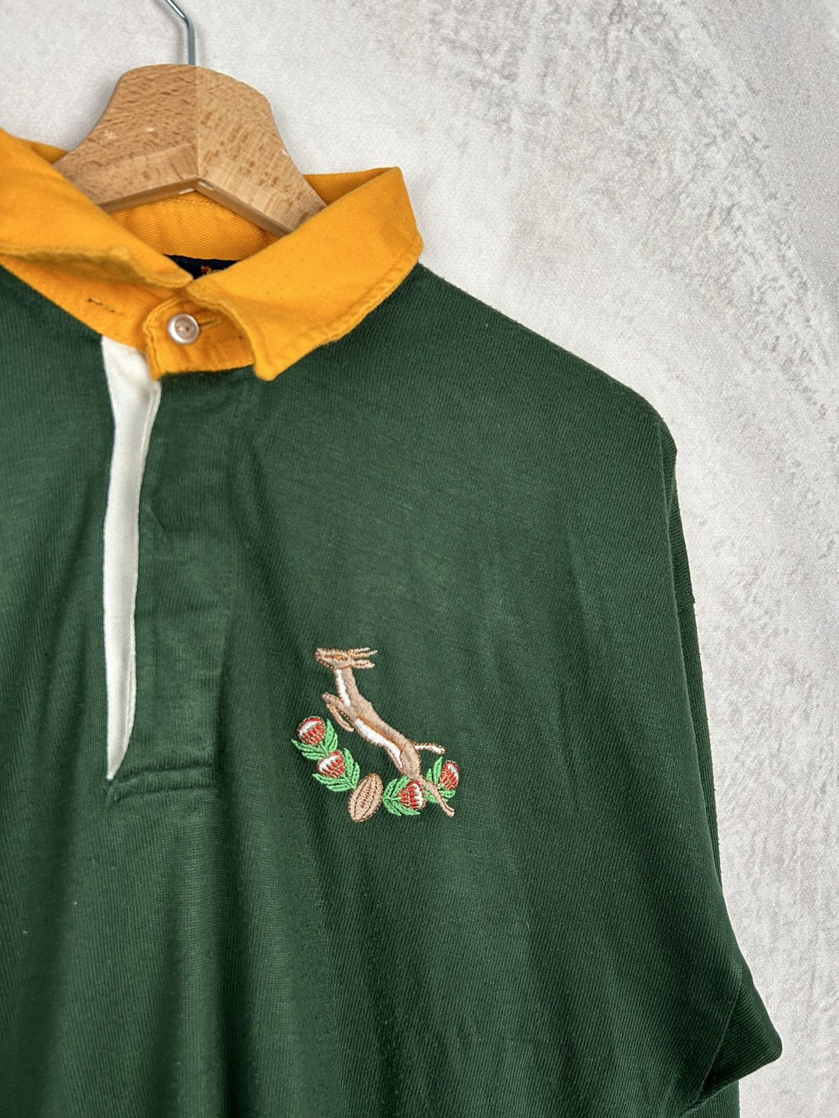 Vintage Vintage South Africa O’Neills Rugby Polo Jersey NFL Sport Size US L / EU 52-54 / 3 - 3 Thumbnail