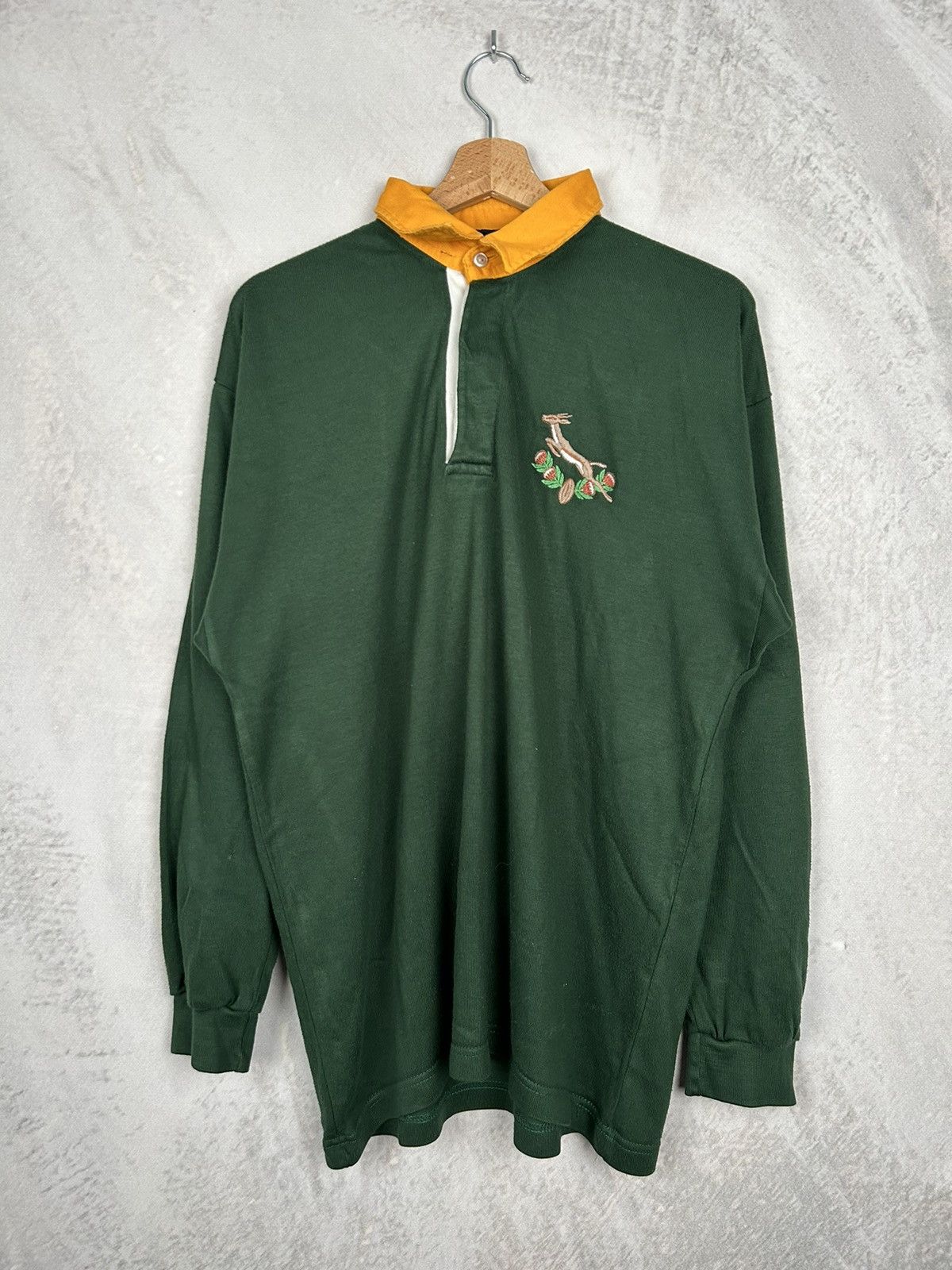 Vintage South Africa O’Neills Rugby Polo Jersey NFL Sport