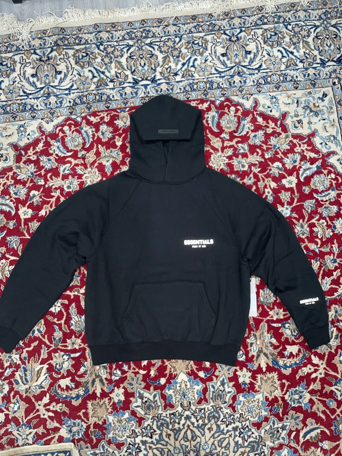 Essentials × FOG × Fear of God Fear of God Essentials Black Hoodie Size US XS / EU 42 / 0 - 1 Thumbnail