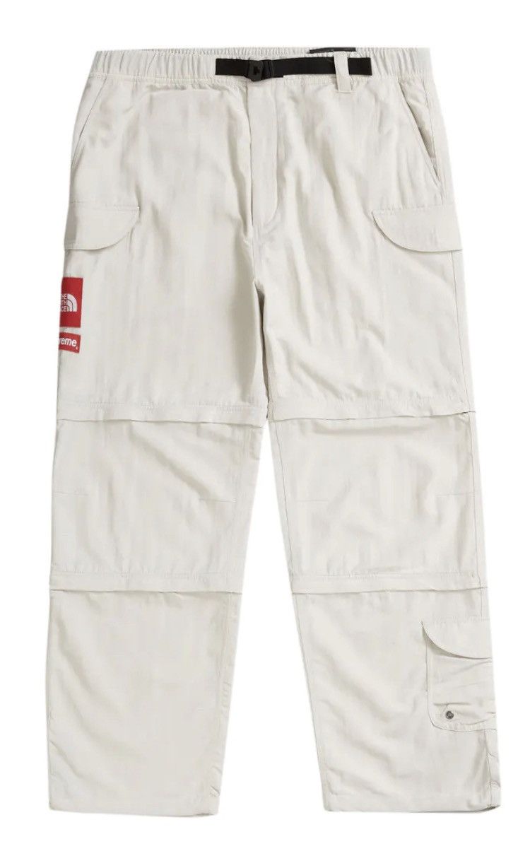 image of Supreme The North Face Trekking Zip-Off Belted Pant in White, Men's (Size 36)