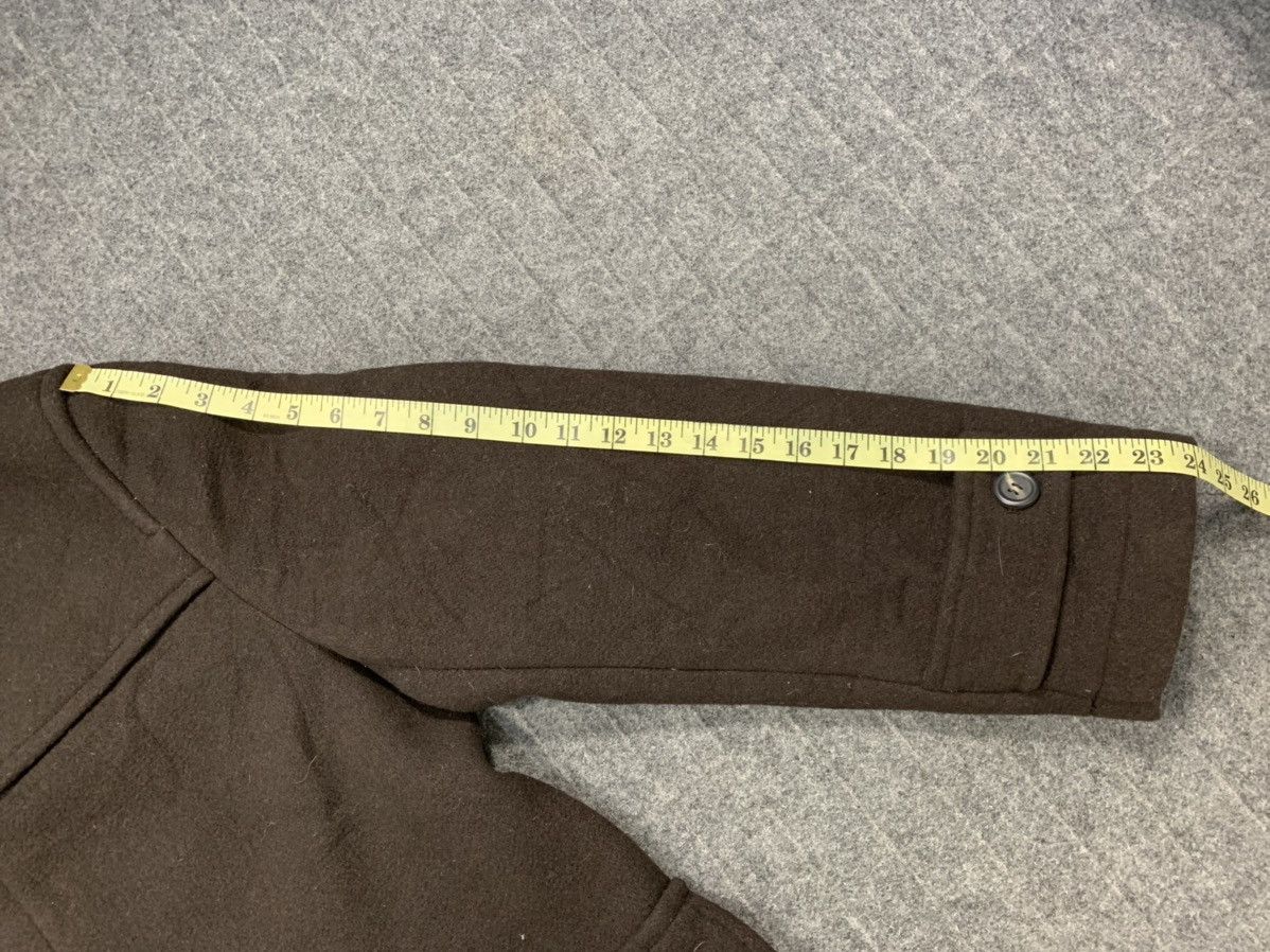 Japanese Brand Vintage Jun Men Wool Coat Duffel Button Up Size US L / EU 52-54 / 3 - 11 Thumbnail