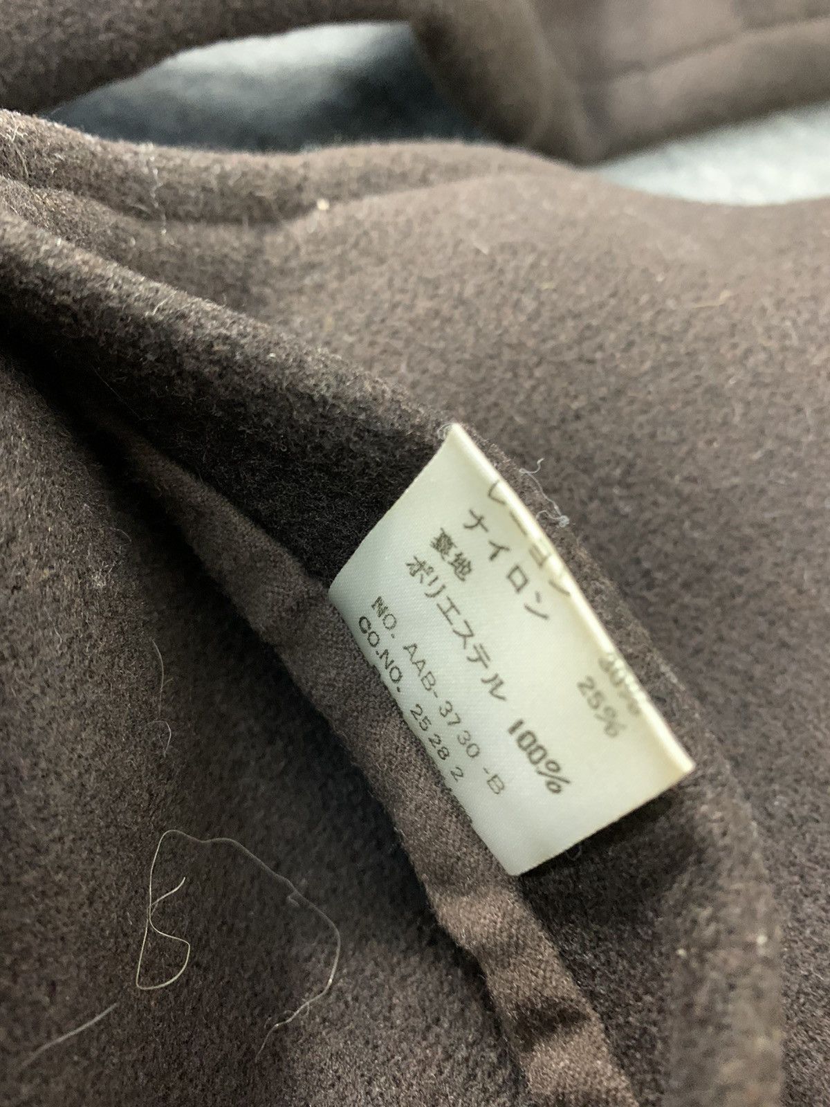 Japanese Brand Vintage Jun Men Wool Coat Duffel Button Up Size US L / EU 52-54 / 3 - 8 Thumbnail