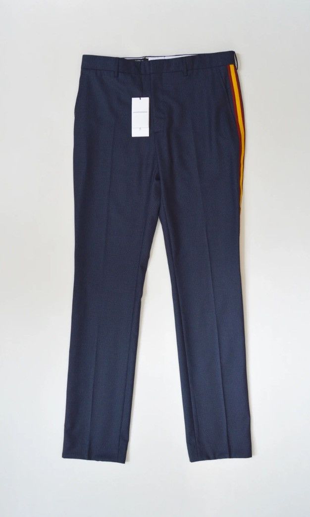 Calvin Klein 205W39NYC A/W 19 Houndstooth ‘Brigade Stripe’ Trousers Size US 34 / EU 50 - 2 Thumbnail