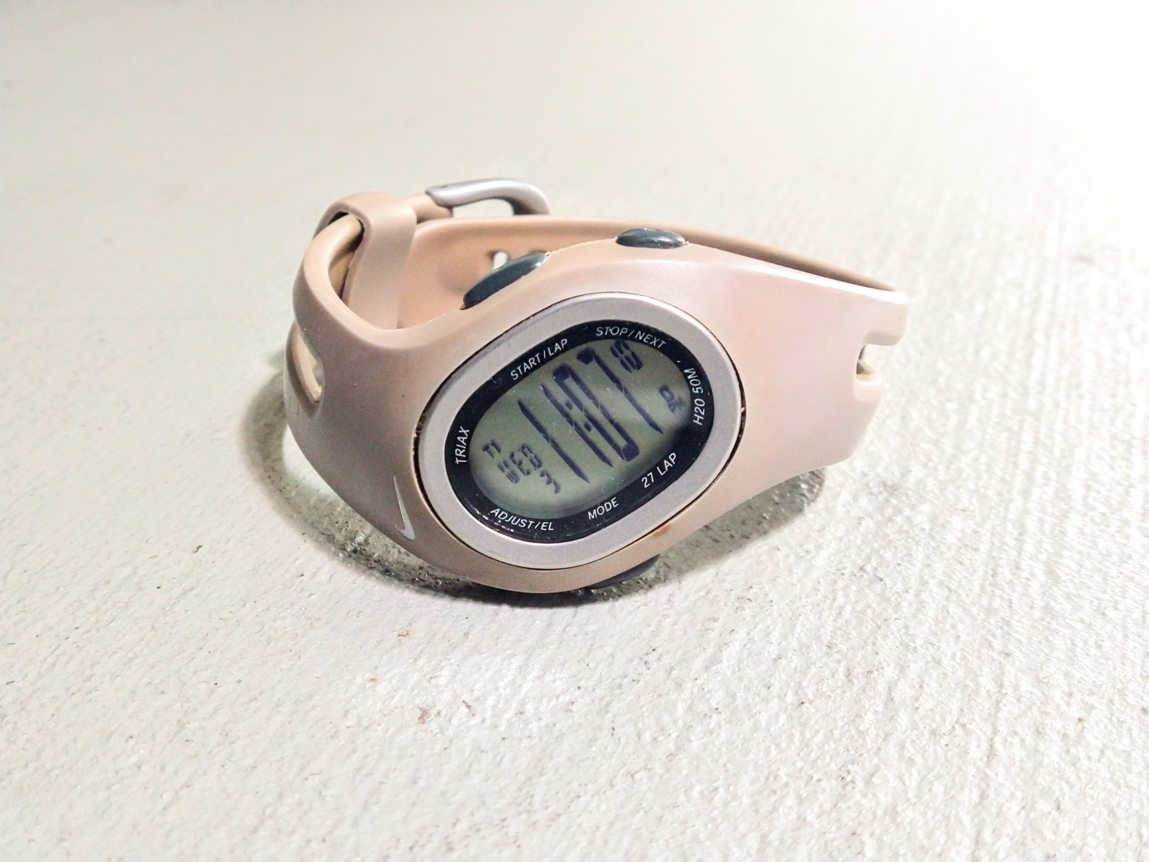 image of Vintage Nike Watch Purple Digital Rubber Sports Minimal Y2K, Men's