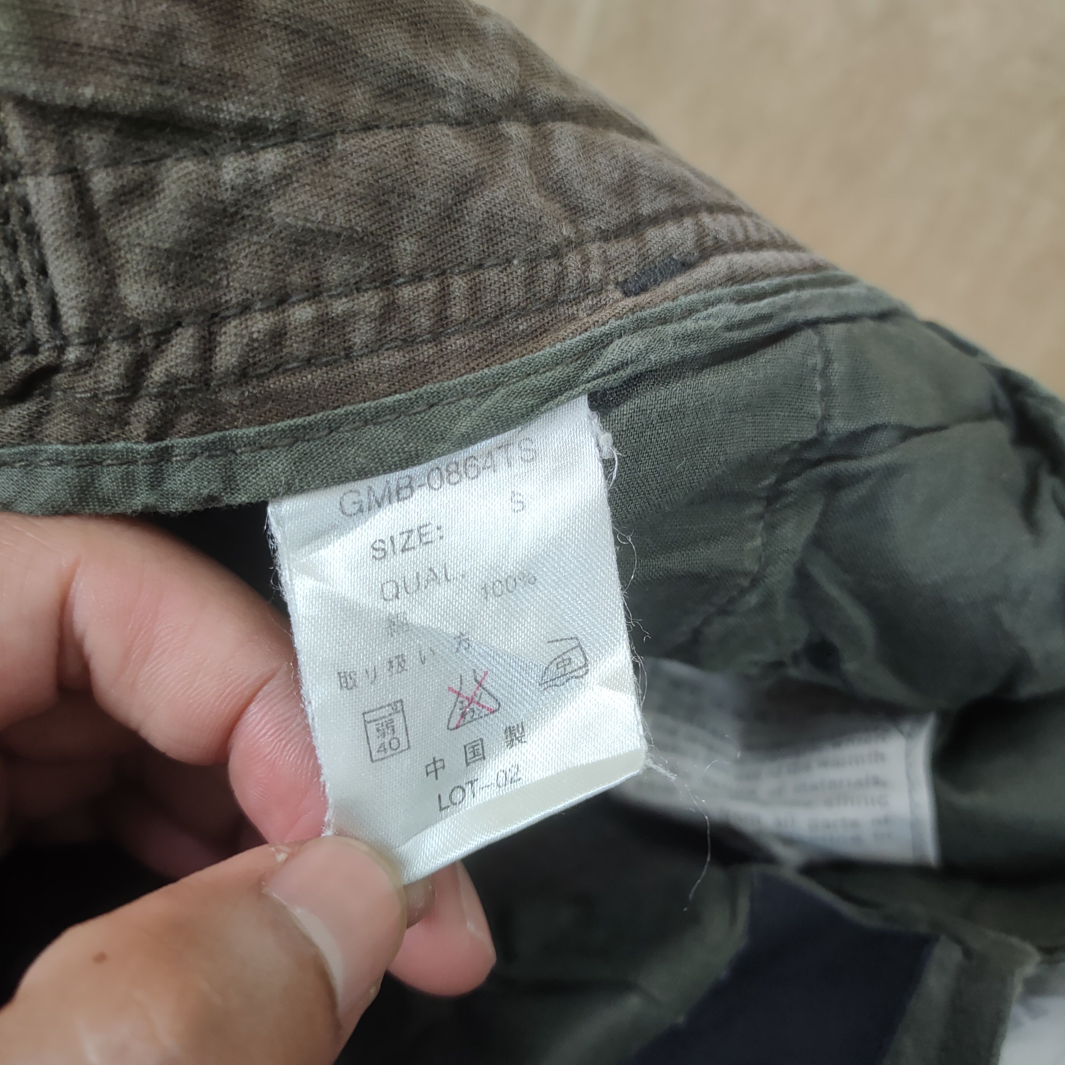 Global Work VINTAGE FADED BROWN CARGO PANTS Size US 30 / EU 46 - 10 Thumbnail