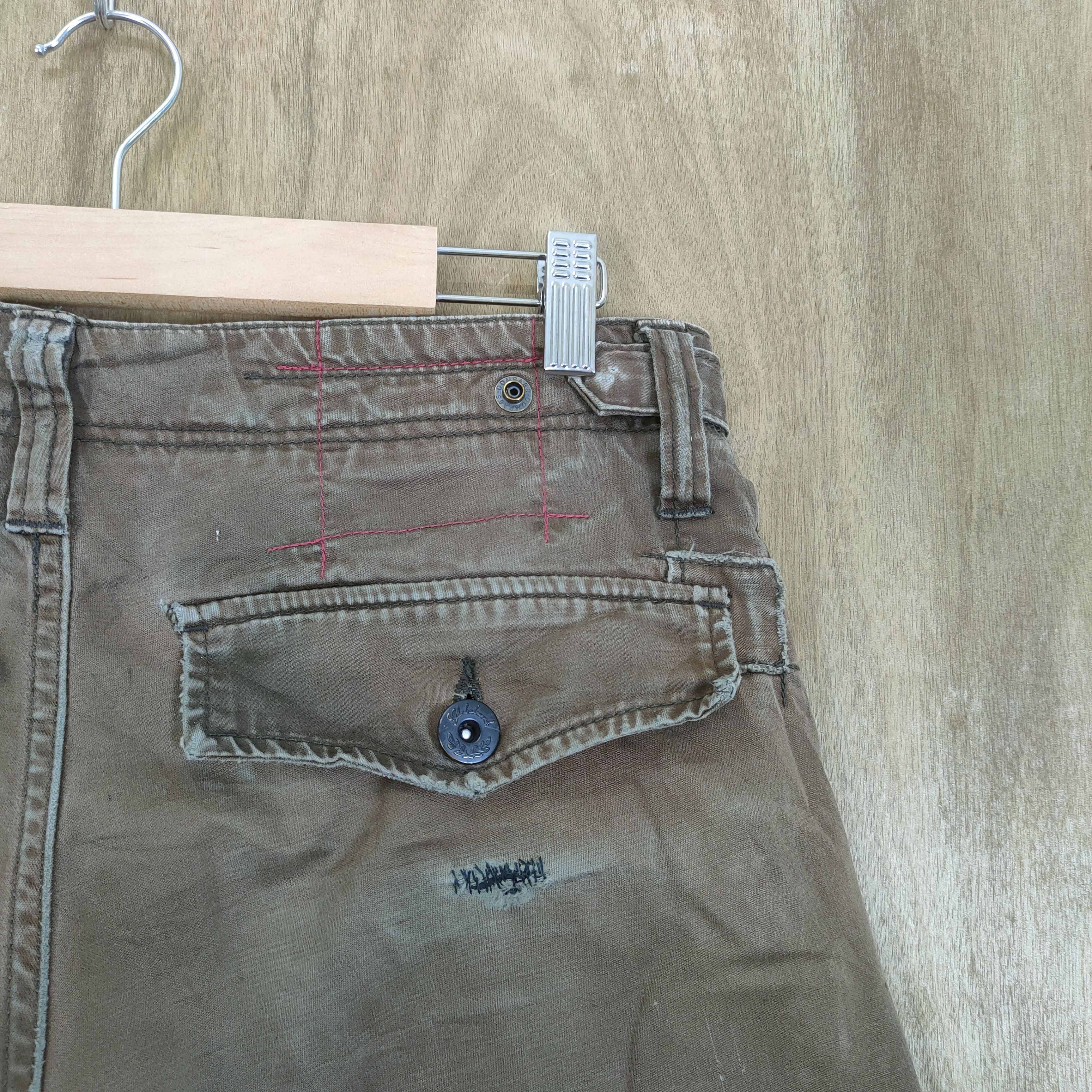 Global Work VINTAGE FADED BROWN CARGO PANTS Size US 30 / EU 46 - 7 Thumbnail