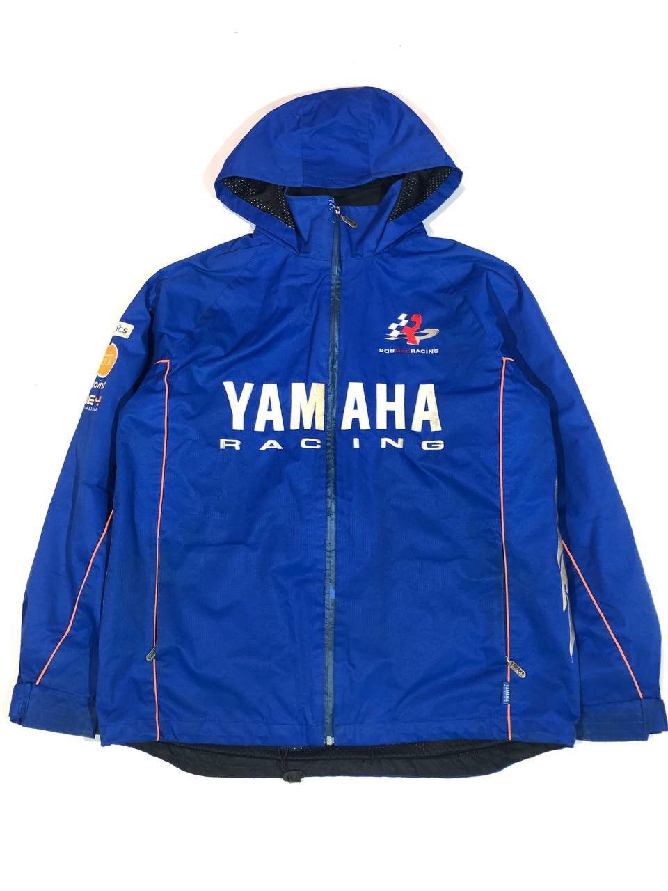 image of Yamaha Vintage Moto Racing Jacket in Blue, Men's (Size Large)