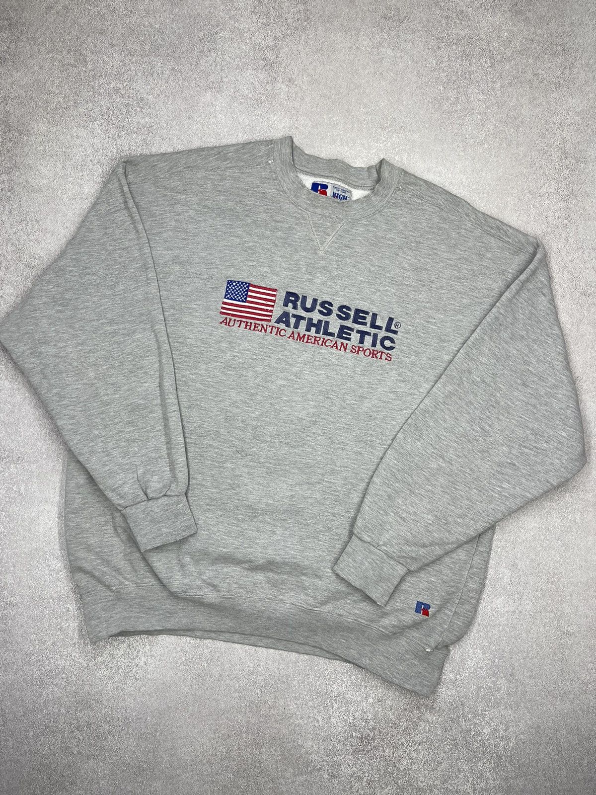 Russell Athletic × Vintage Vintage Russell Athletic USA Big Logo Embroidered Y2K Size US XXL / EU 58 / 5 - 1 Thumbnail