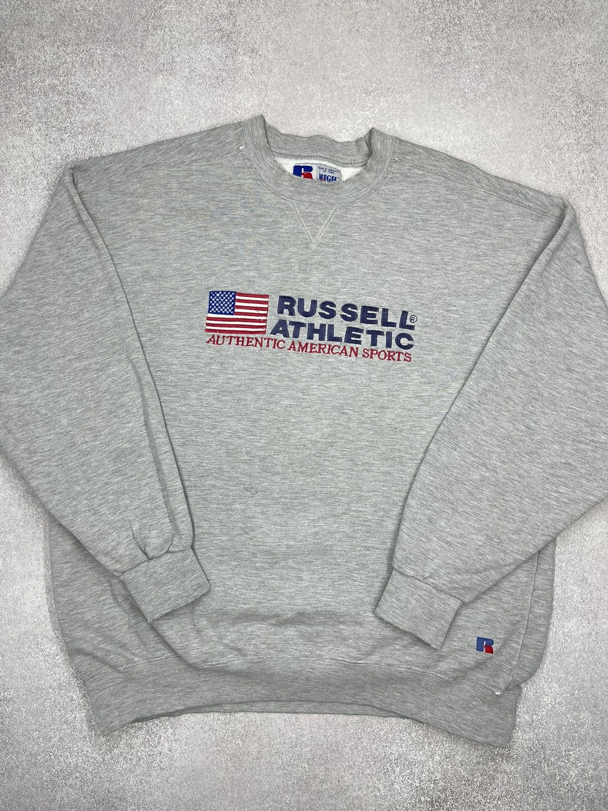 Russell Athletic × Vintage Vintage Russell Athletic USA Big Logo Embroidered Y2K Size US XXL / EU 58 / 5 - 2 Thumbnail