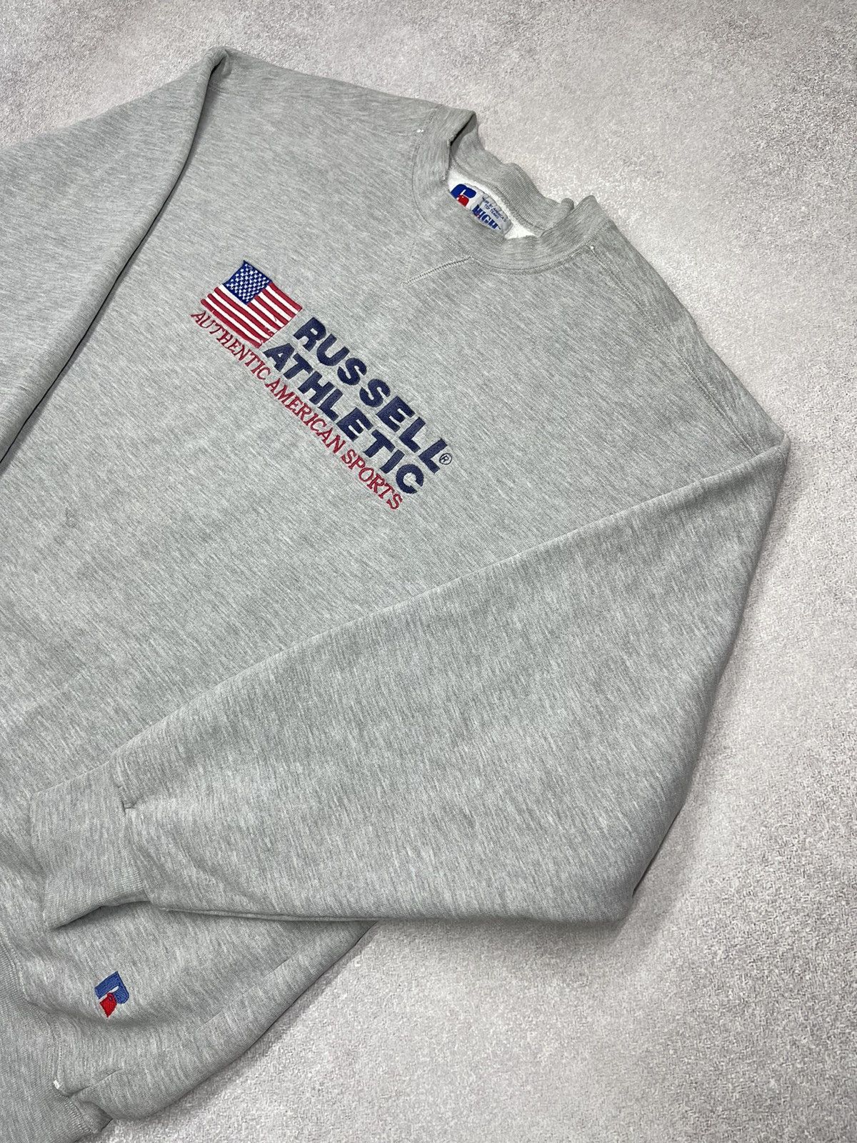 Russell Athletic × Vintage Vintage Russell Athletic USA Big Logo Embroidered Y2K Size US XXL / EU 58 / 5 - 4 Thumbnail