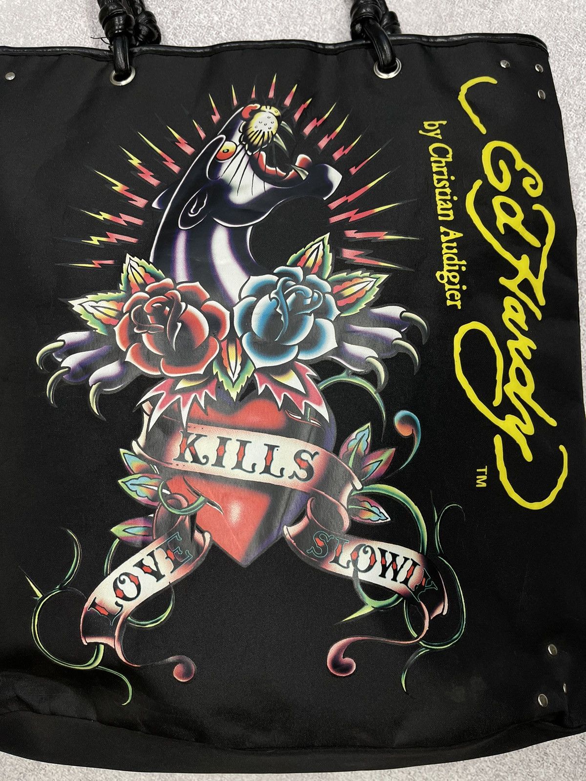 Ed Hardy Ed Hardy by Christian Audigier Bag Messenger Japan Style Y2K Size ONE SIZE - 3 Thumbnail