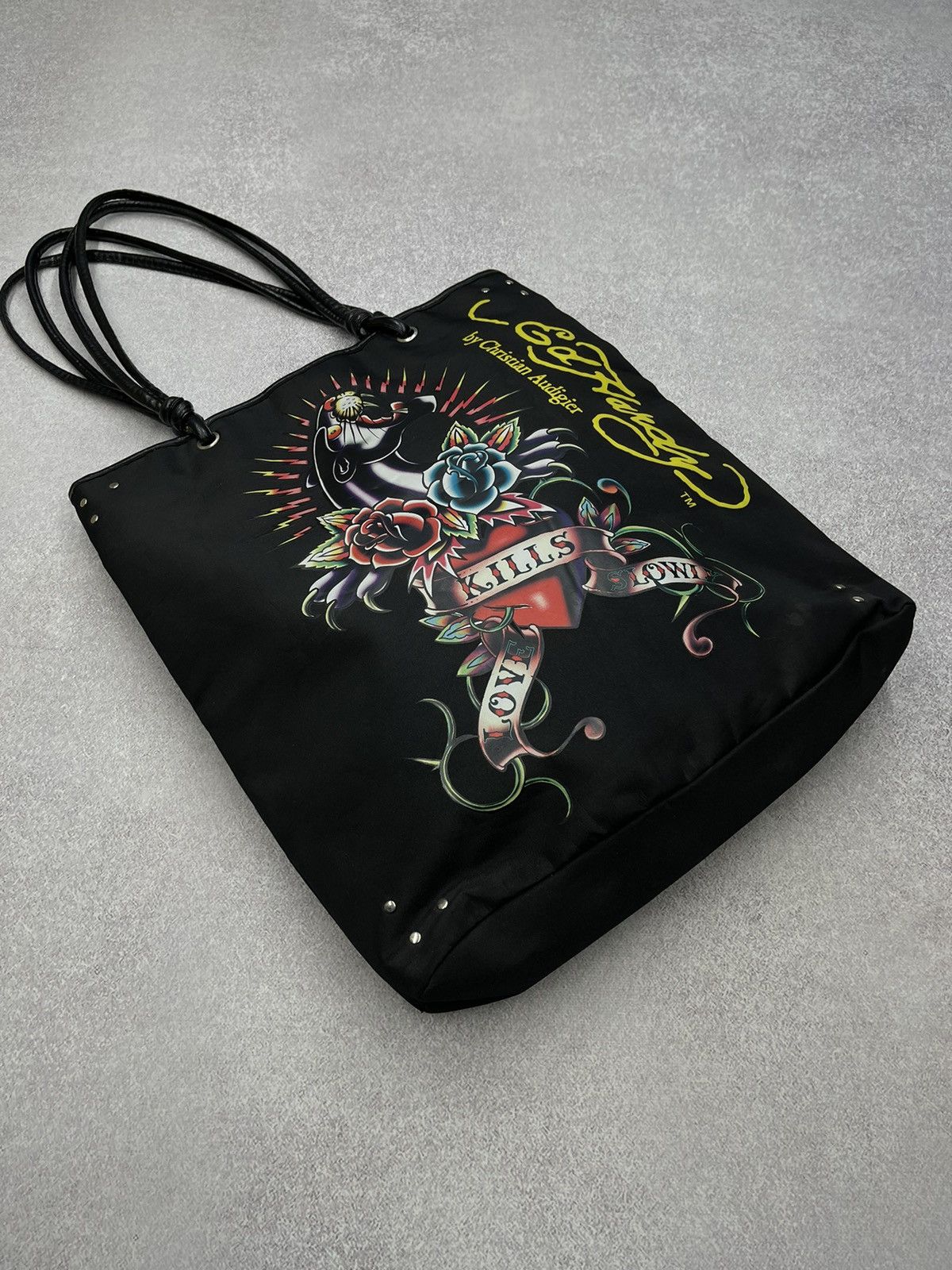 Ed Hardy Ed Hardy by Christian Audigier Bag Messenger Japan Style Y2K Size ONE SIZE - 4 Thumbnail