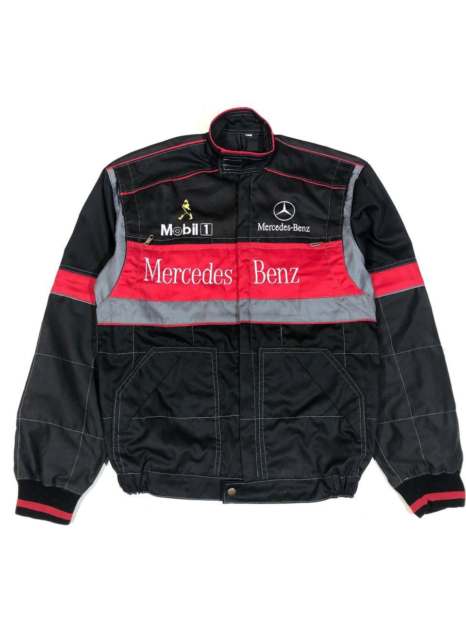 Image of Mercedes Benz x Racing Mercedes’ Benz Vintage Racing Moto Jacket, Men's (Size Small)