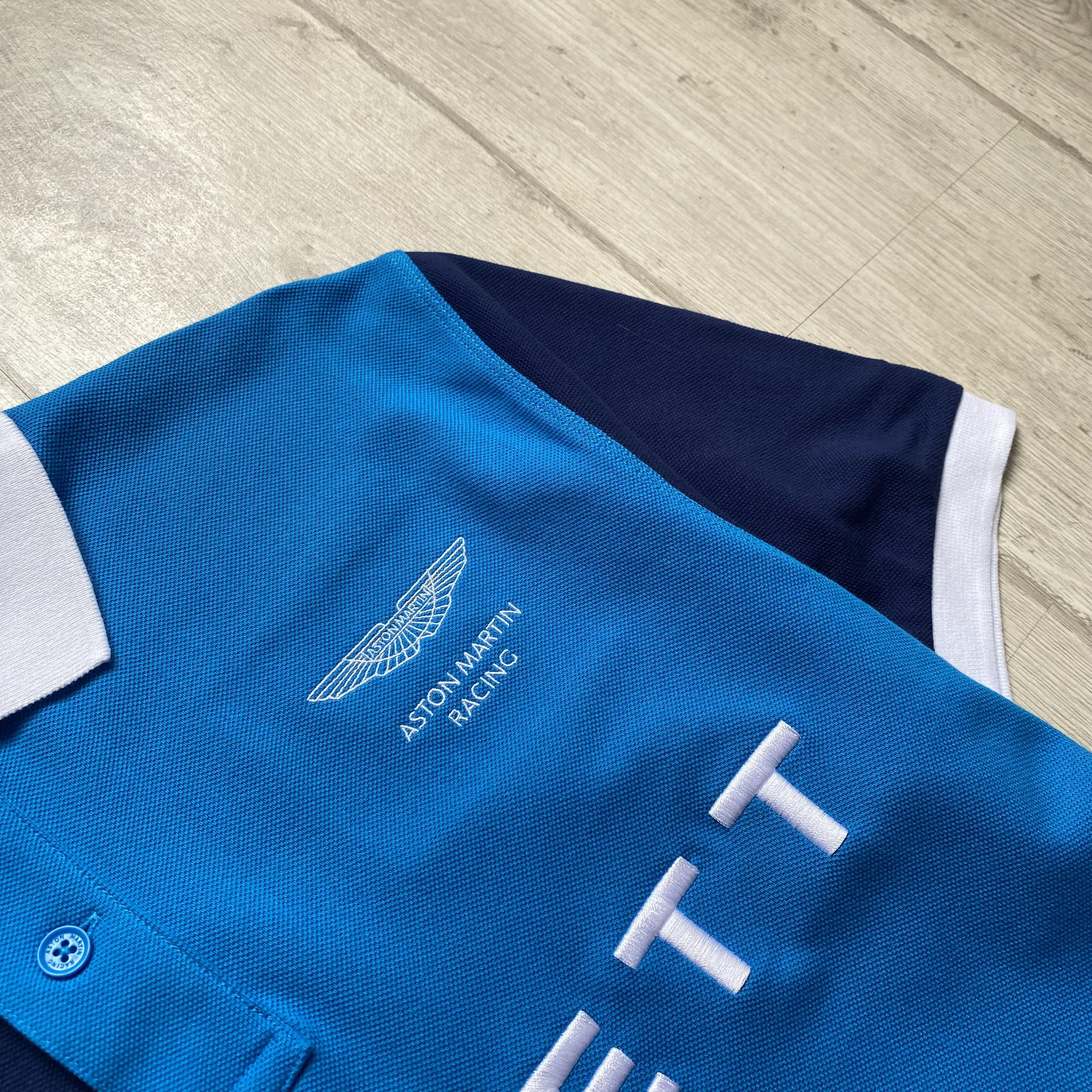 Hackett 🔥 Aston Martin x Hacket Racing Team Formula 1 Polo bentley Size US L / EU 52-54 / 3 - 4 Thumbnail