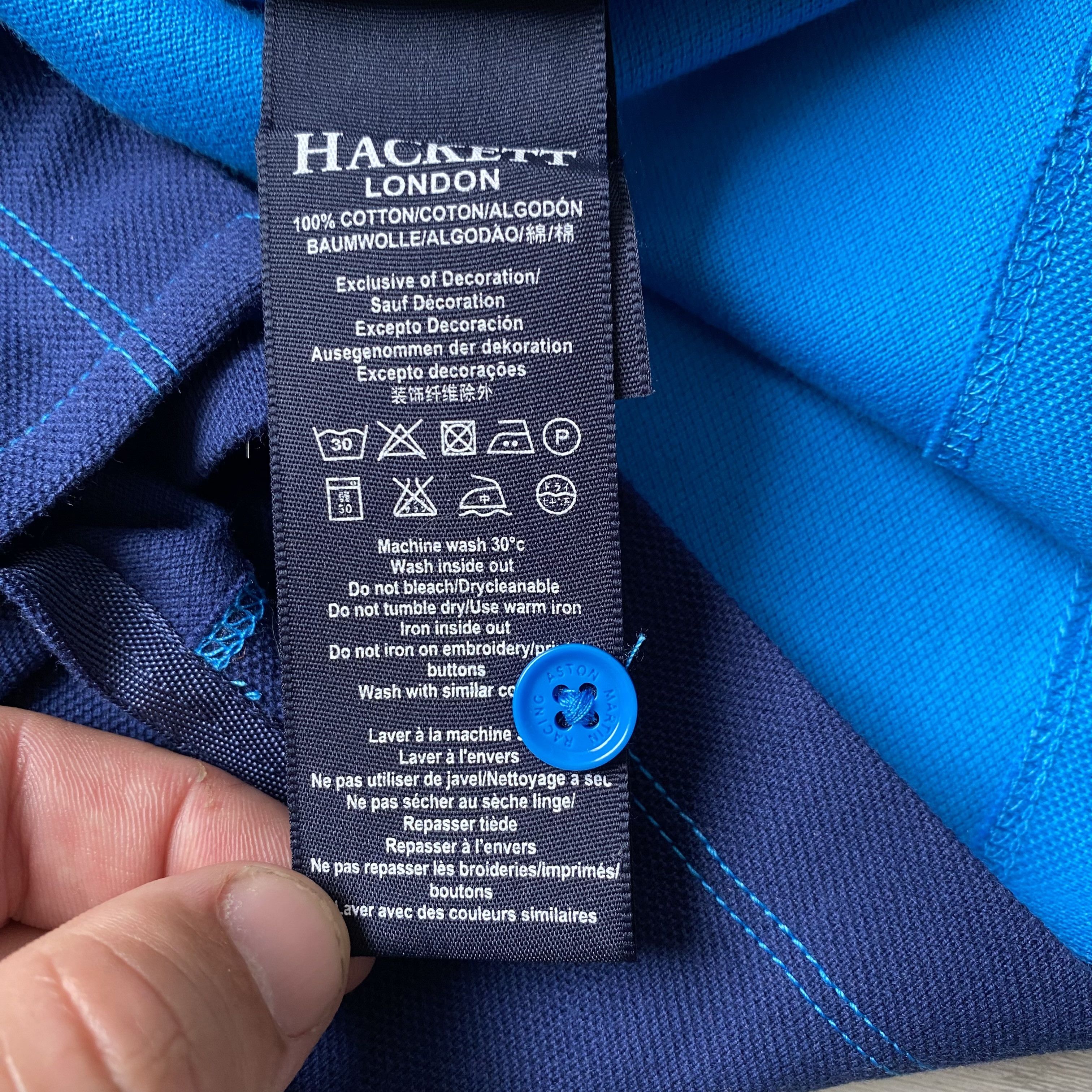 Hackett 🔥 Aston Martin x Hacket Racing Team Formula 1 Polo bentley Size US L / EU 52-54 / 3 - 8 Thumbnail