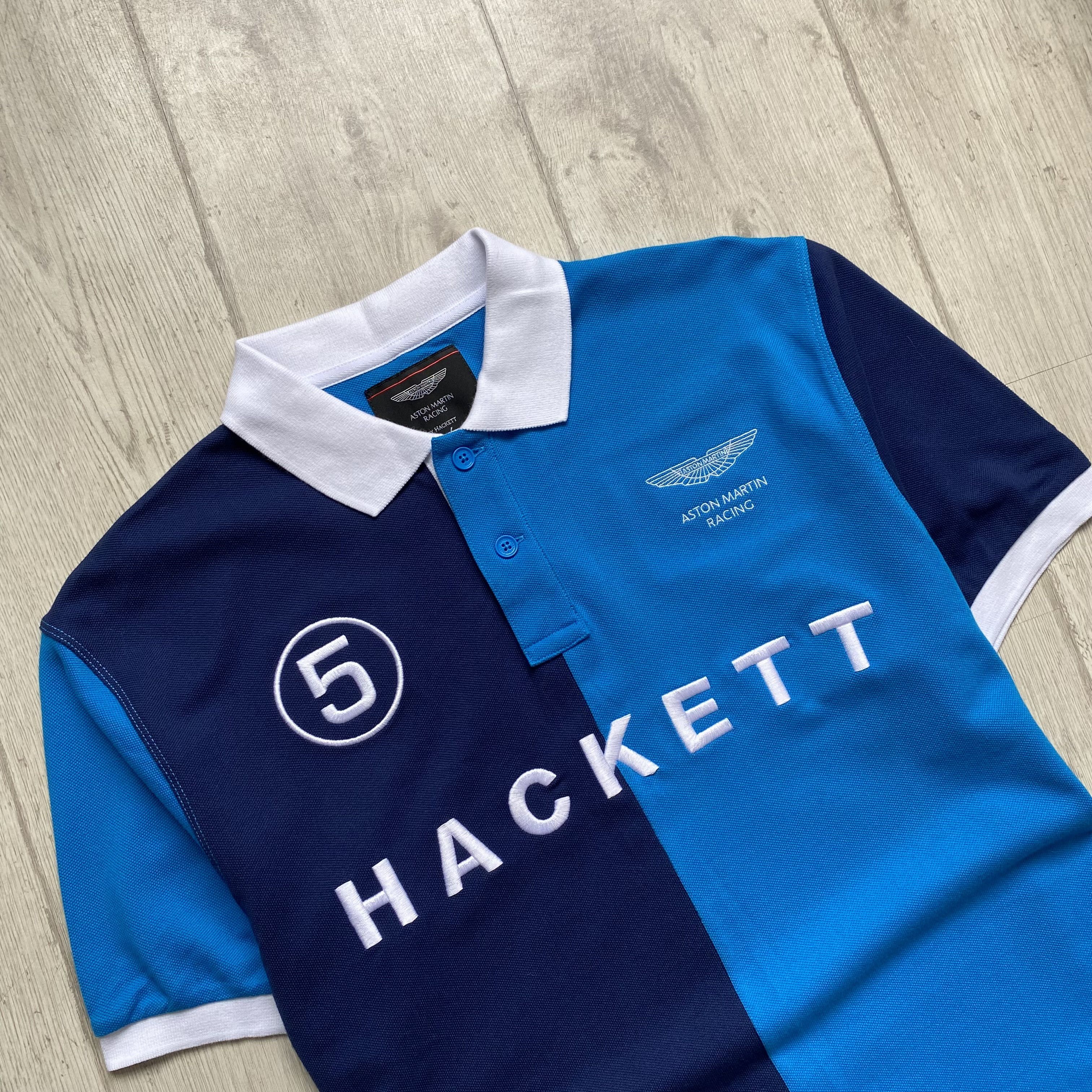 Hackett 🔥 Aston Martin x Hacket Racing Team Formula 1 Polo bentley Size US L / EU 52-54 / 3 - 2 Thumbnail