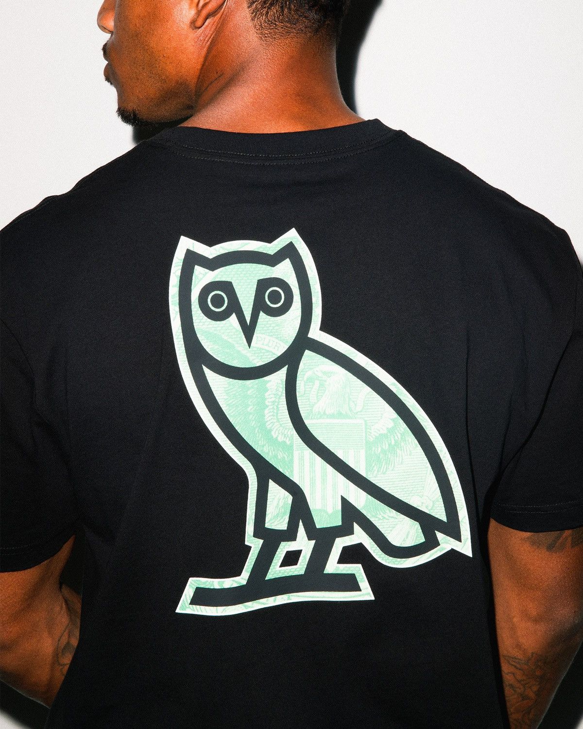 October's Very Own *RARE* OVO T-SHIRT BANKNOTE MONEY OWL TEE (BRAND NEW) Size US M / EU 48-50 / 2 - 5 Thumbnail