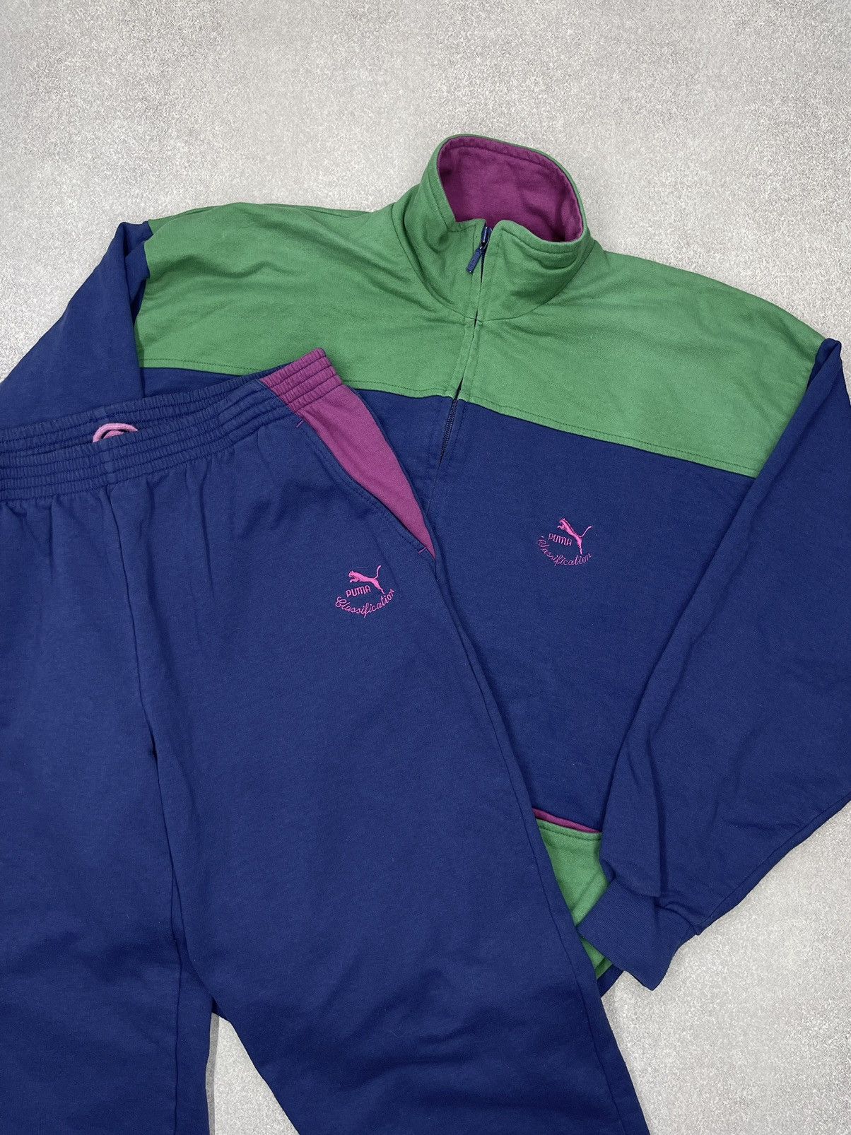 Vintage Puma Classification Suit Y2K Drill Rare