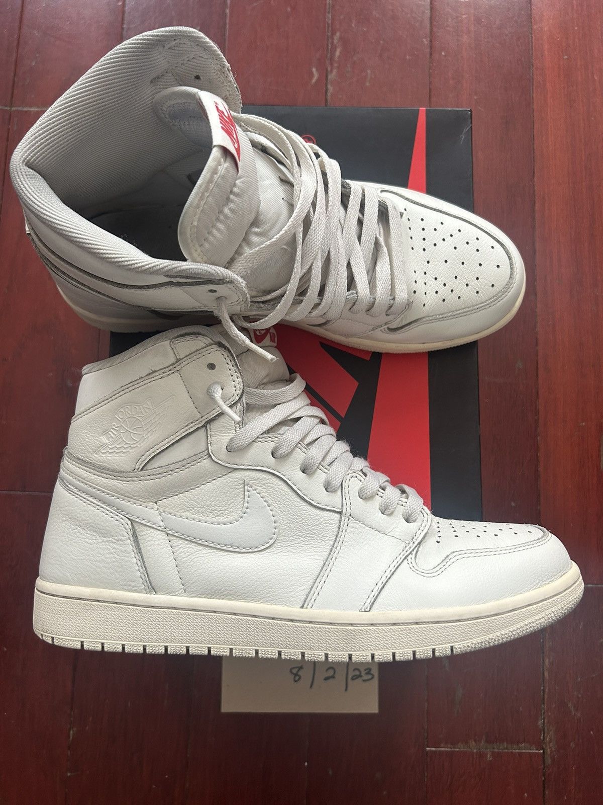 Jordan Brand Sz 10 Nike Air Jordan 1 Sail Size US 10 / EU 43 - 4 Thumbnail
